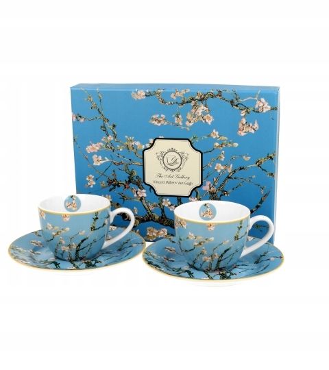  2 cups espresso with saucers safa