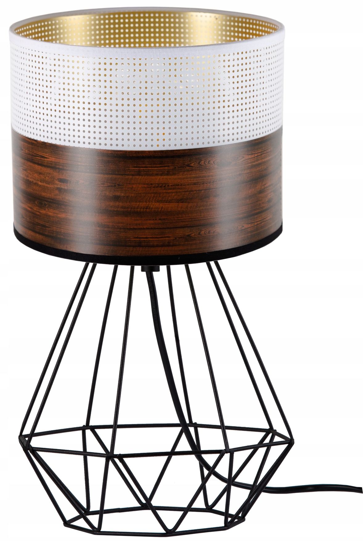  Štýlový nočná/stolová lampa moderné sklo kapucňa plisované grafitová farba led