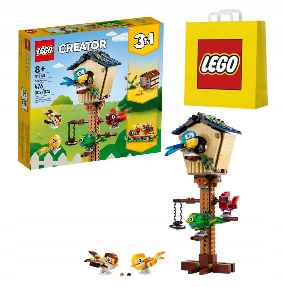  Bloky lego creator 31170 dzikie zvieratá ružový plameniak za darček taška
