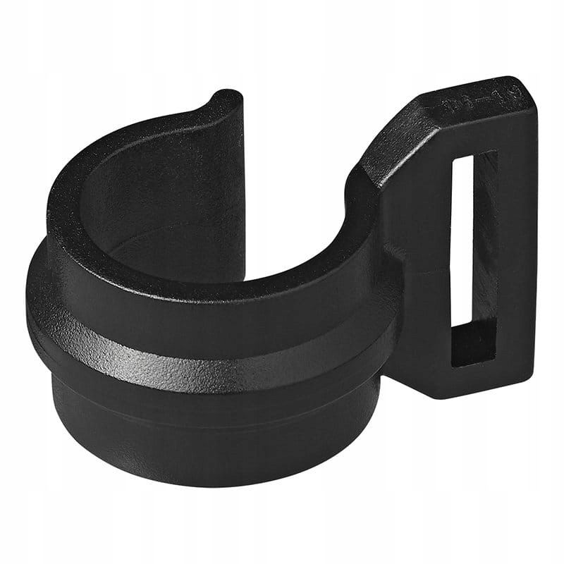  Klipp kinnituseks köied toru jaoks 19-22 mm must