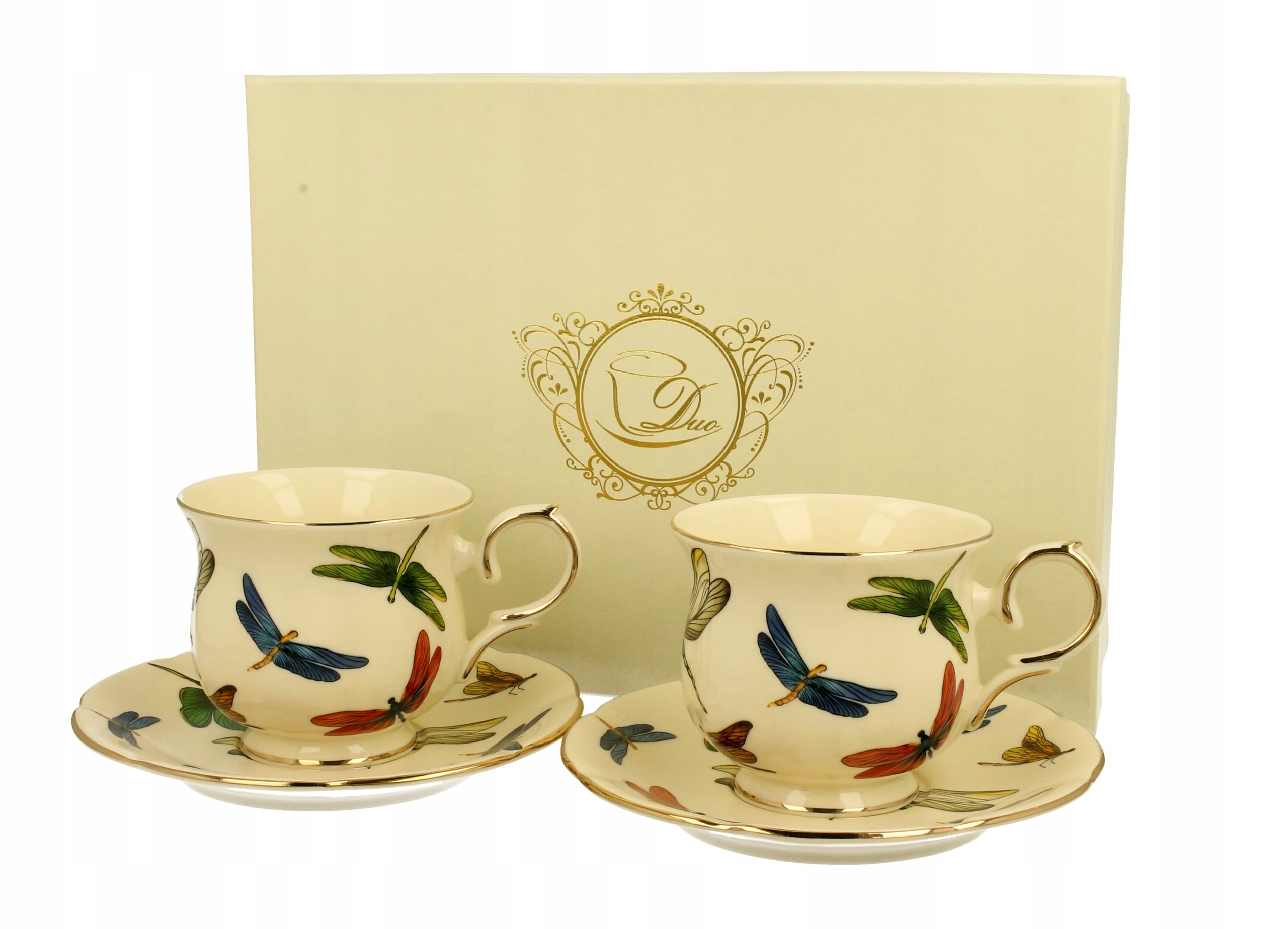  2 cups espresso with saucers safa