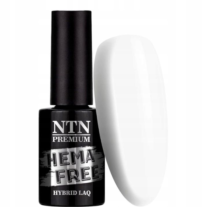  Hibrīda nagu laka ntn 5g splash balts white sniega balts nr123