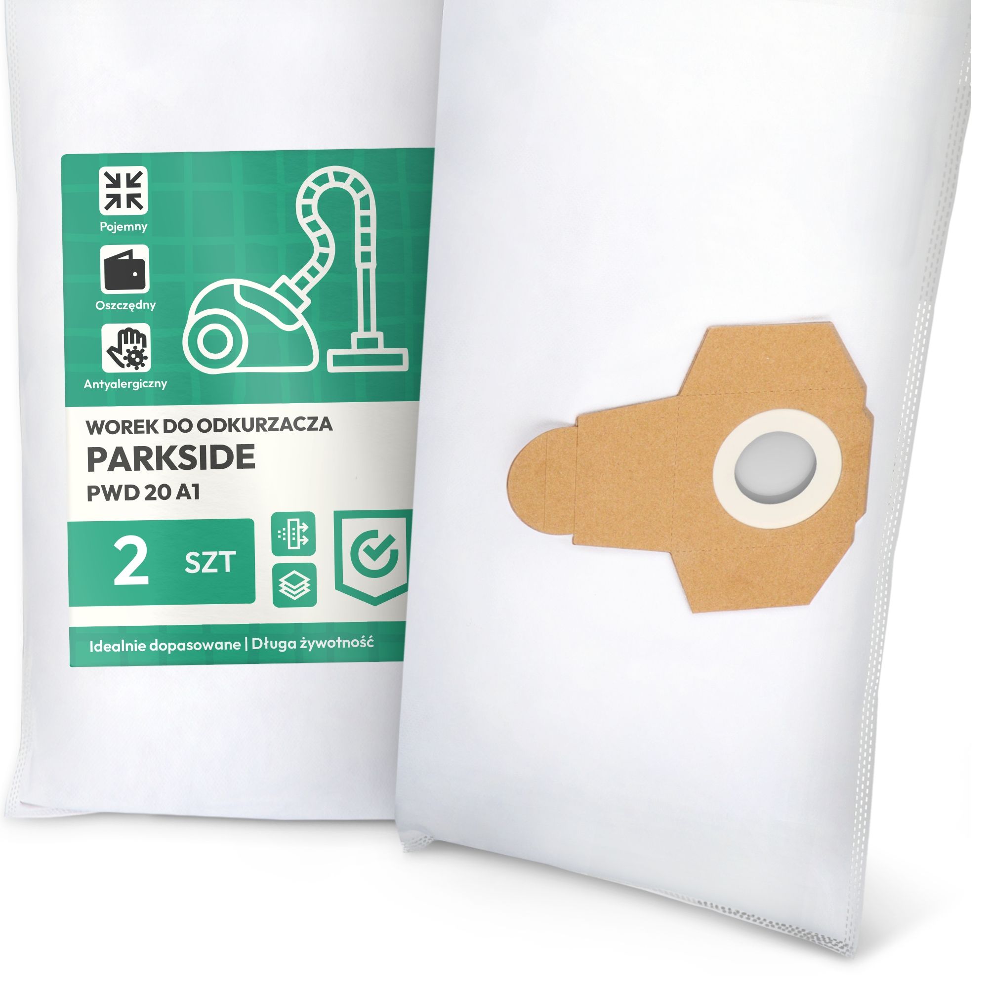  3x bag for a vacuum cleaner parkside pwd 20 a1 synthetic microfibers bags g9