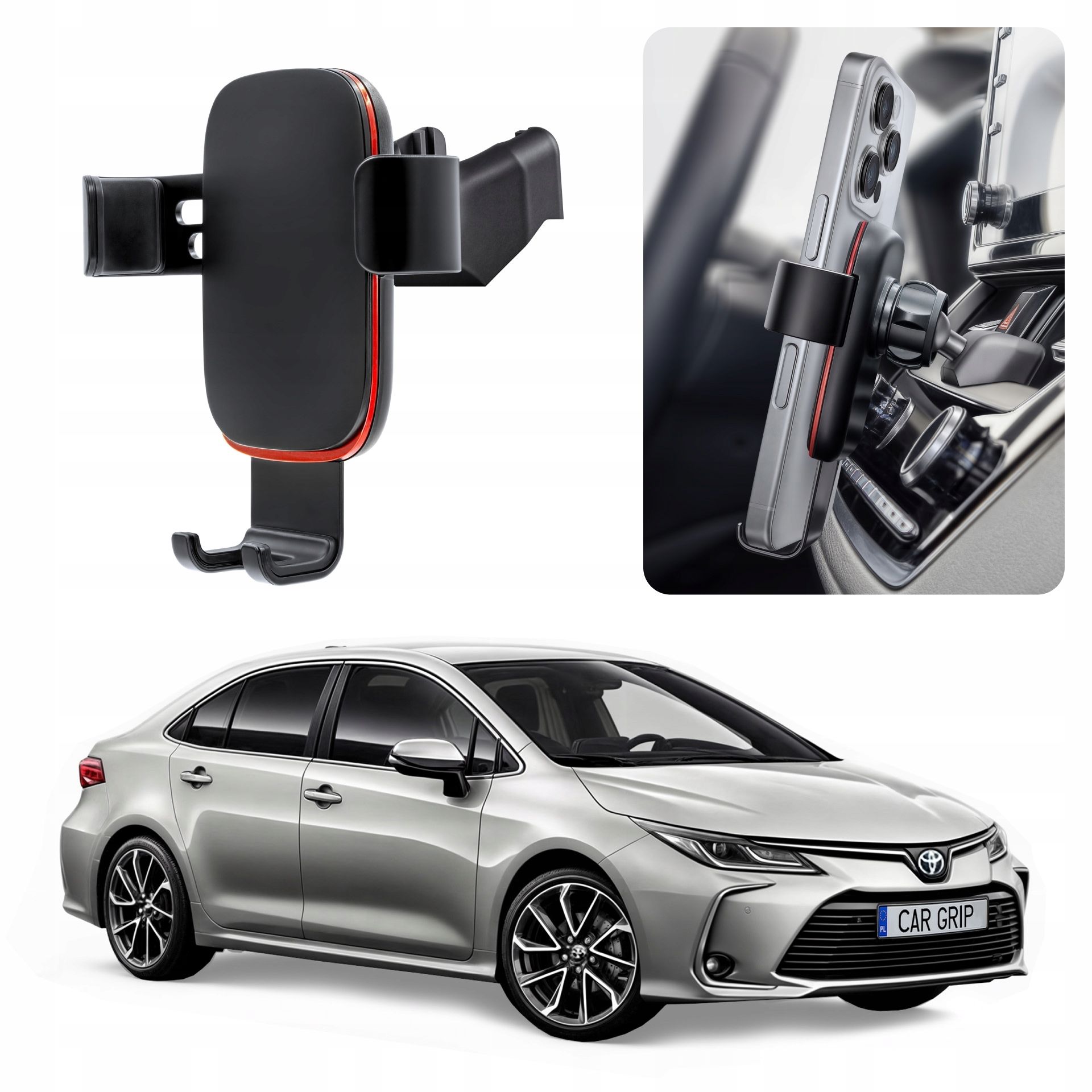  Magnetiline hoidik telefoni jaoks mõeldud sisse toyota corolla e21 (2019-)