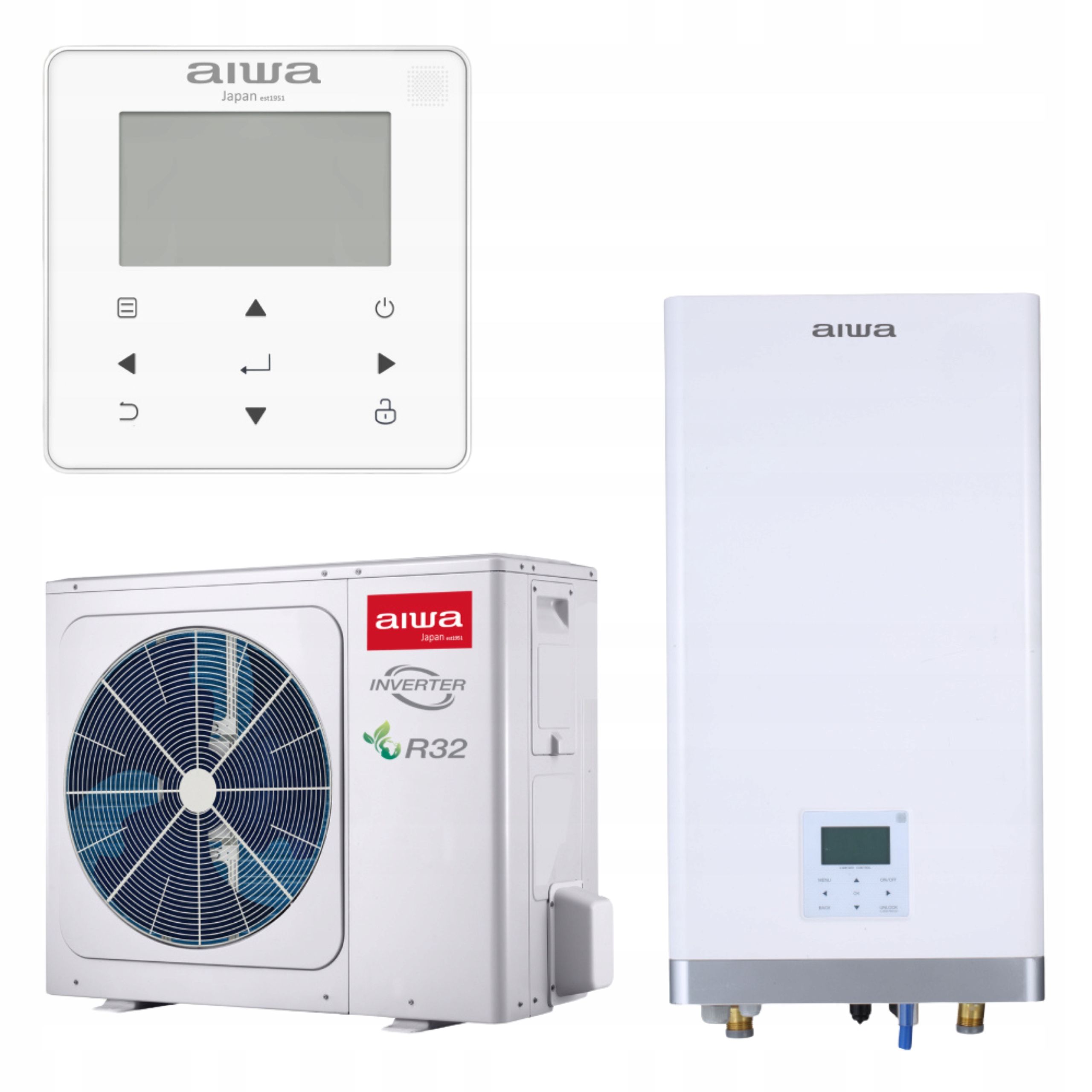  Monobloka siltumsūknis 12kw aiwa-hpm12yn kā karstā ūdens apkure kontrolieris sīkrīku