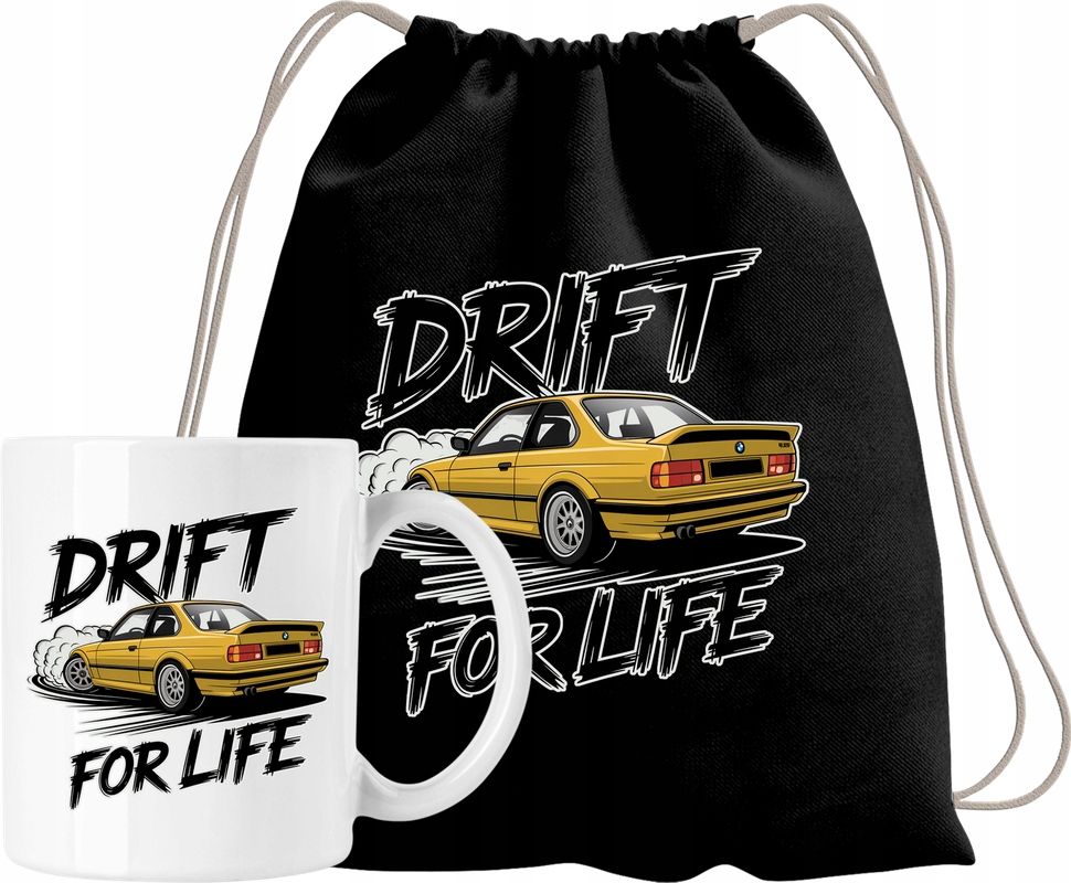  Garnitur tasse sporttasche e36 auto drift motorrad motoryzacja schwarz rucksack