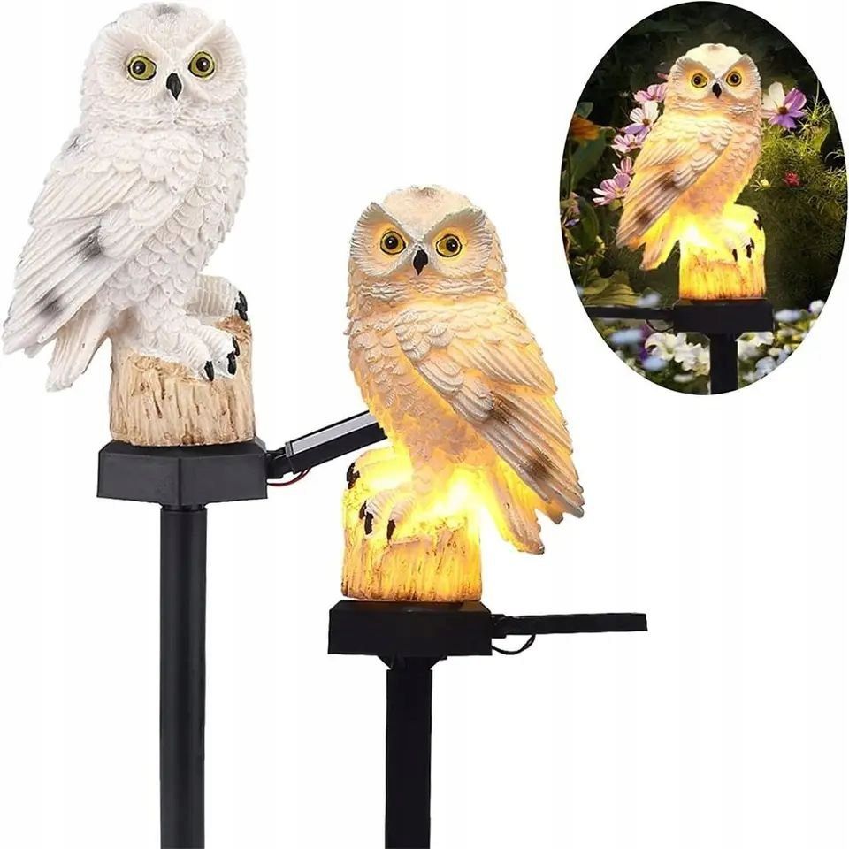  Solar rechargeable lamp garden balls 8 led 2 pcs. sensor impaled light bulbs 73 cm