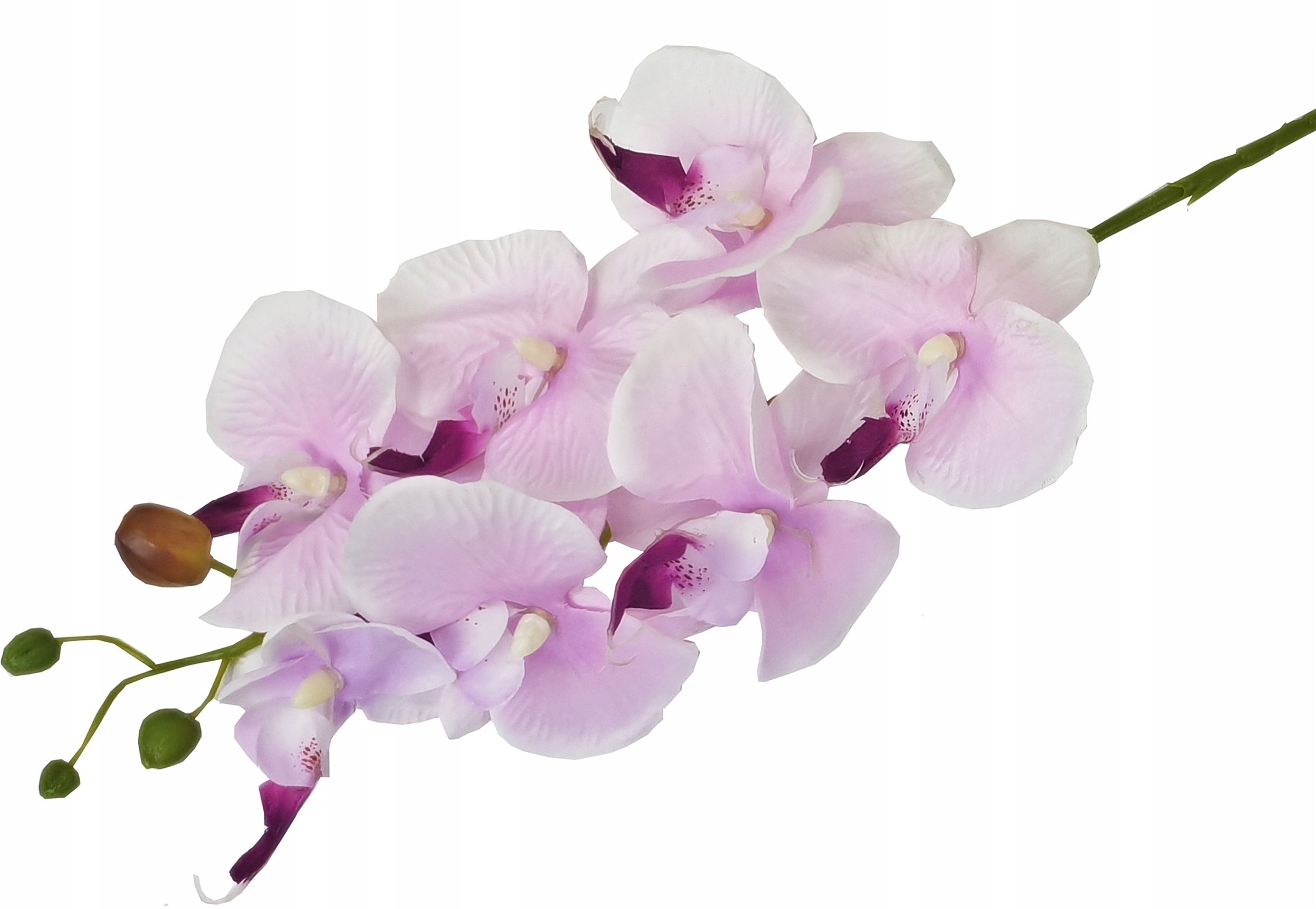  Orchid twig 20 flowers 76 cm rubber