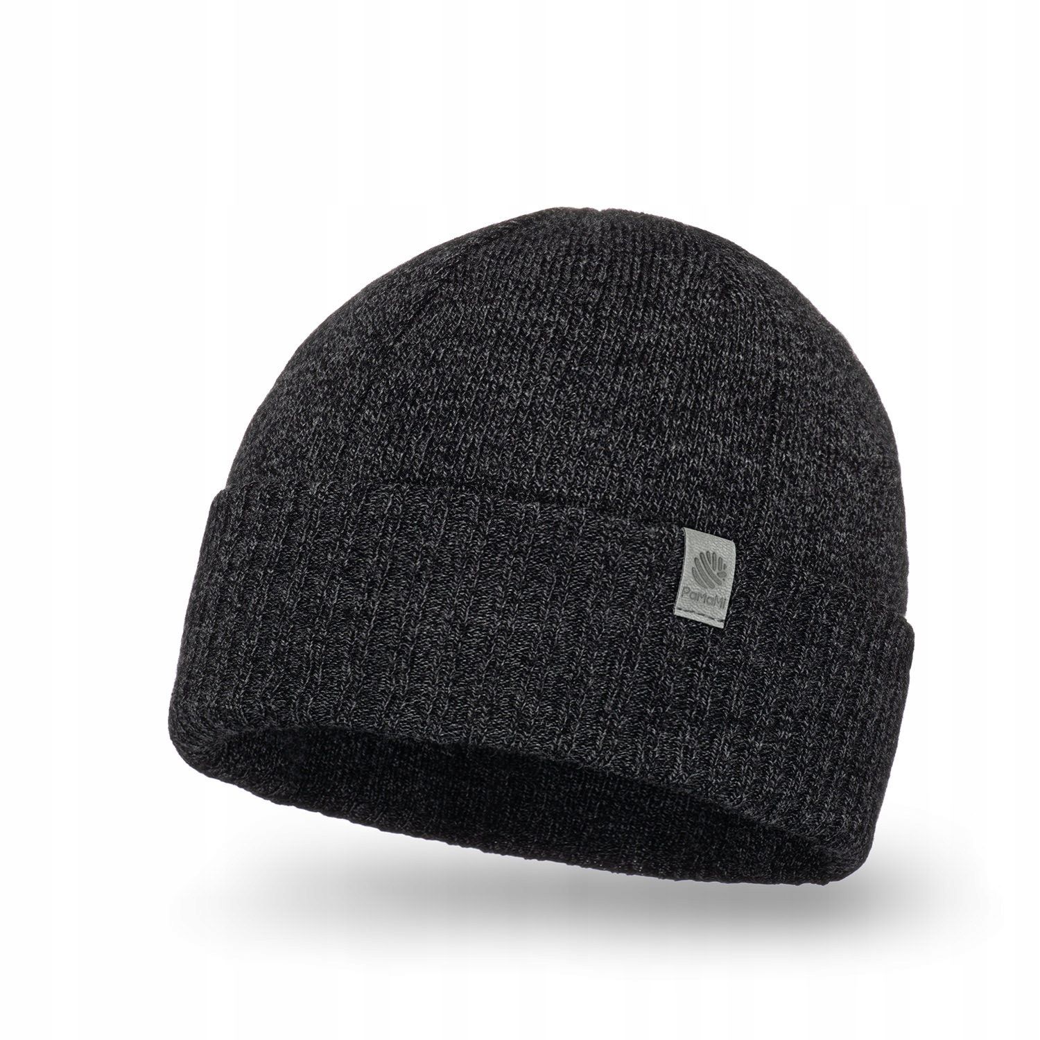  Pamami ziemas cepure beanie melns universāls izmērs