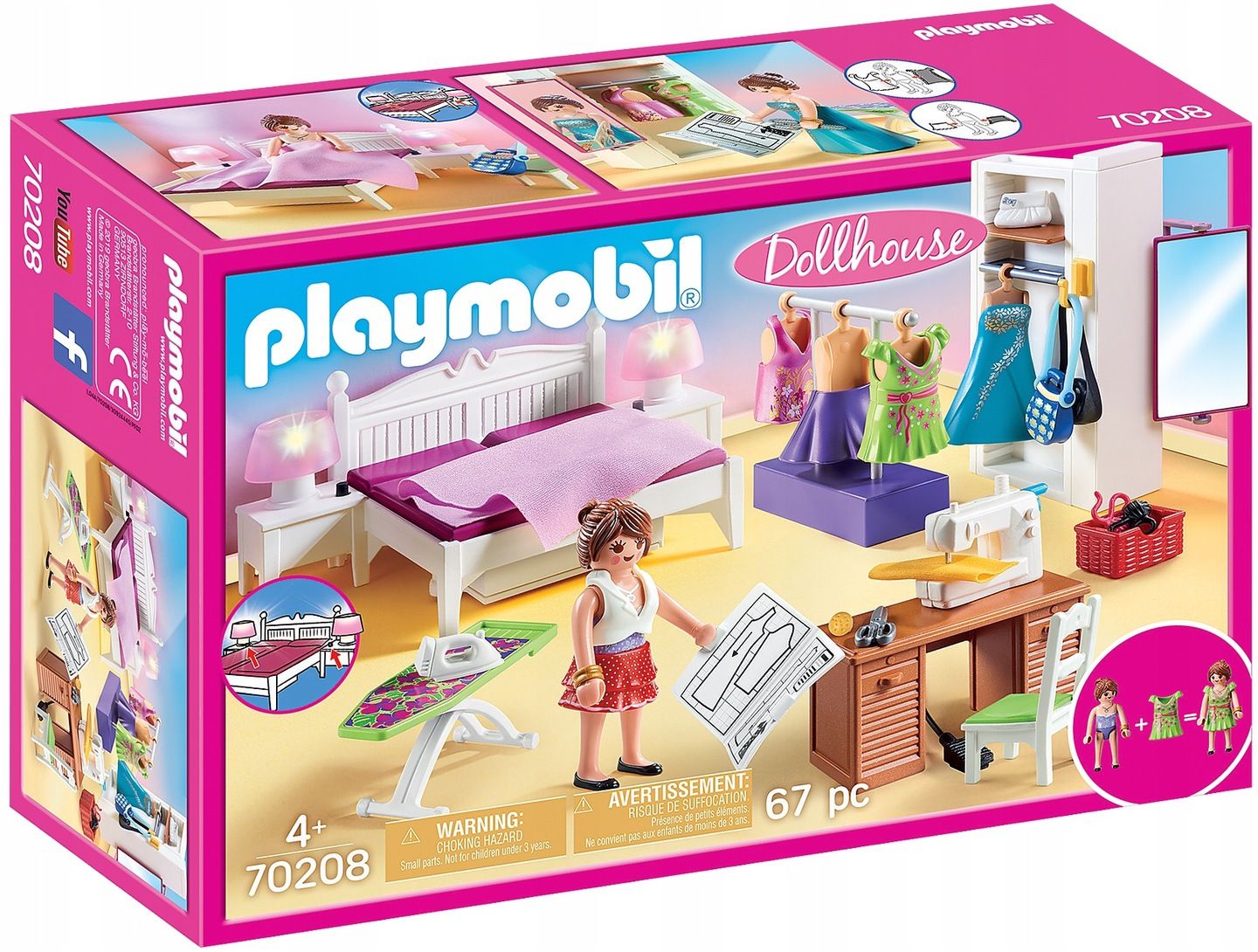 Playmobil didelis lėlių namelis namas dollhouse 70205 + katalogas su plakatem