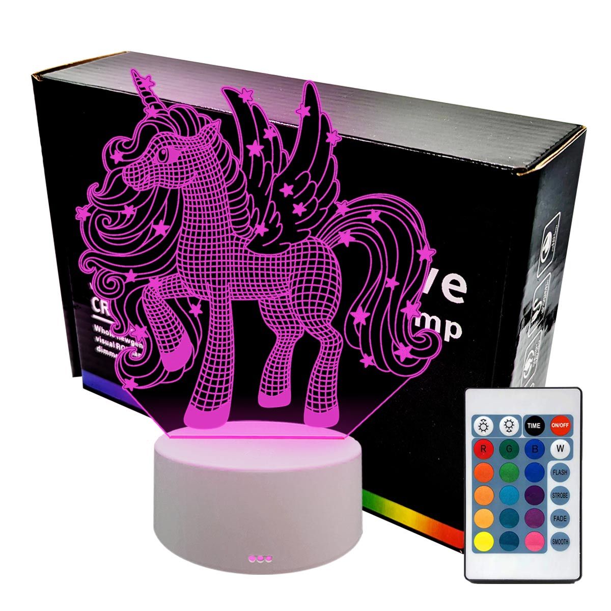 Noční světlo elektrický skútr 3d lampy led