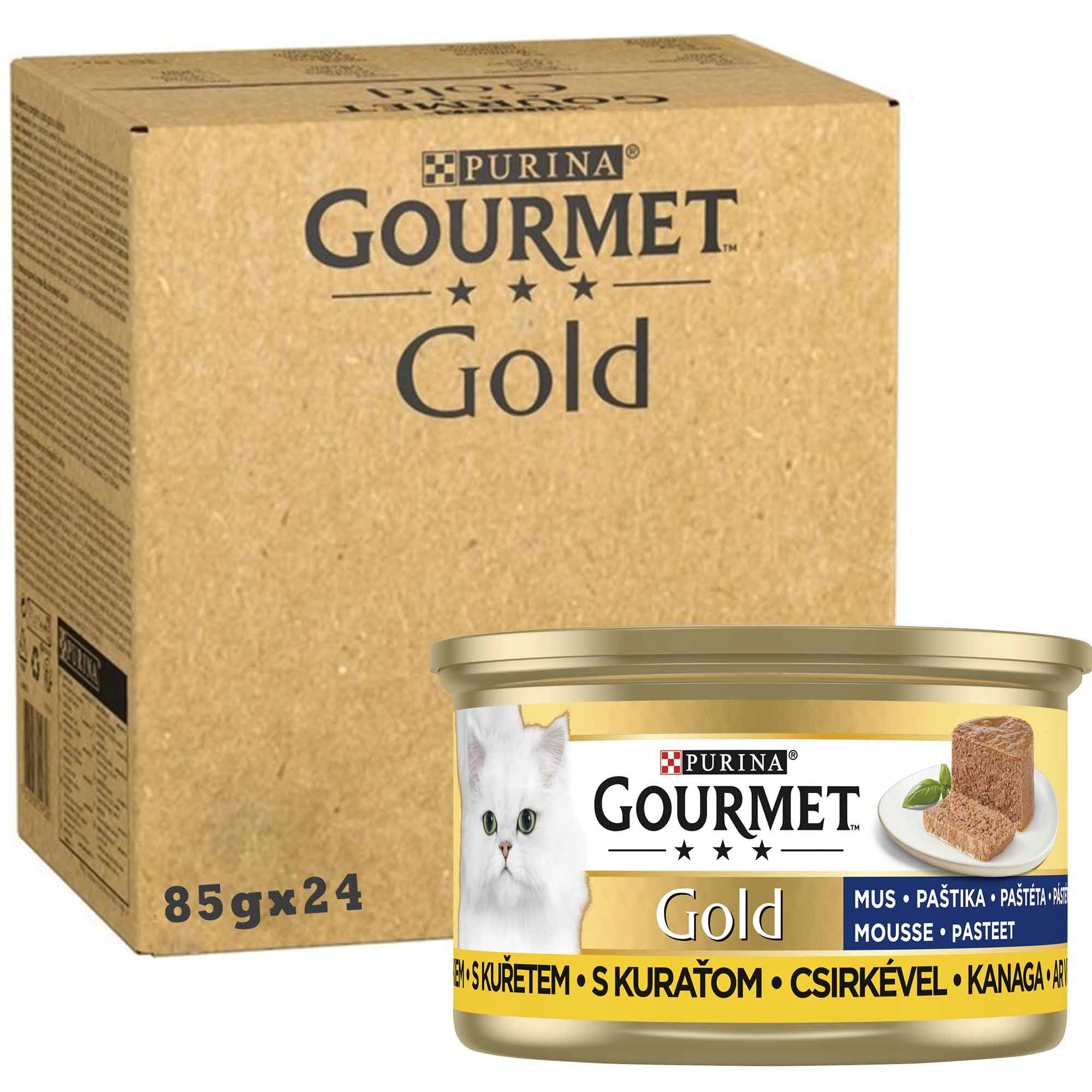  Purina gourmet gold savoury šlapias maistas su vištiena i morka 85gx12szt
