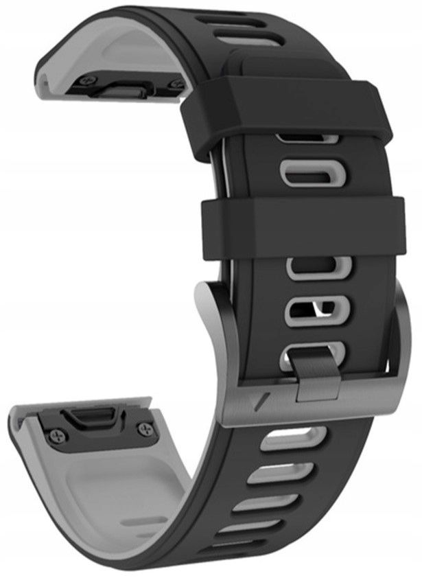  Baltos-juodos spalvos dirželis į "garmin" epiksas 2 (tech-band)