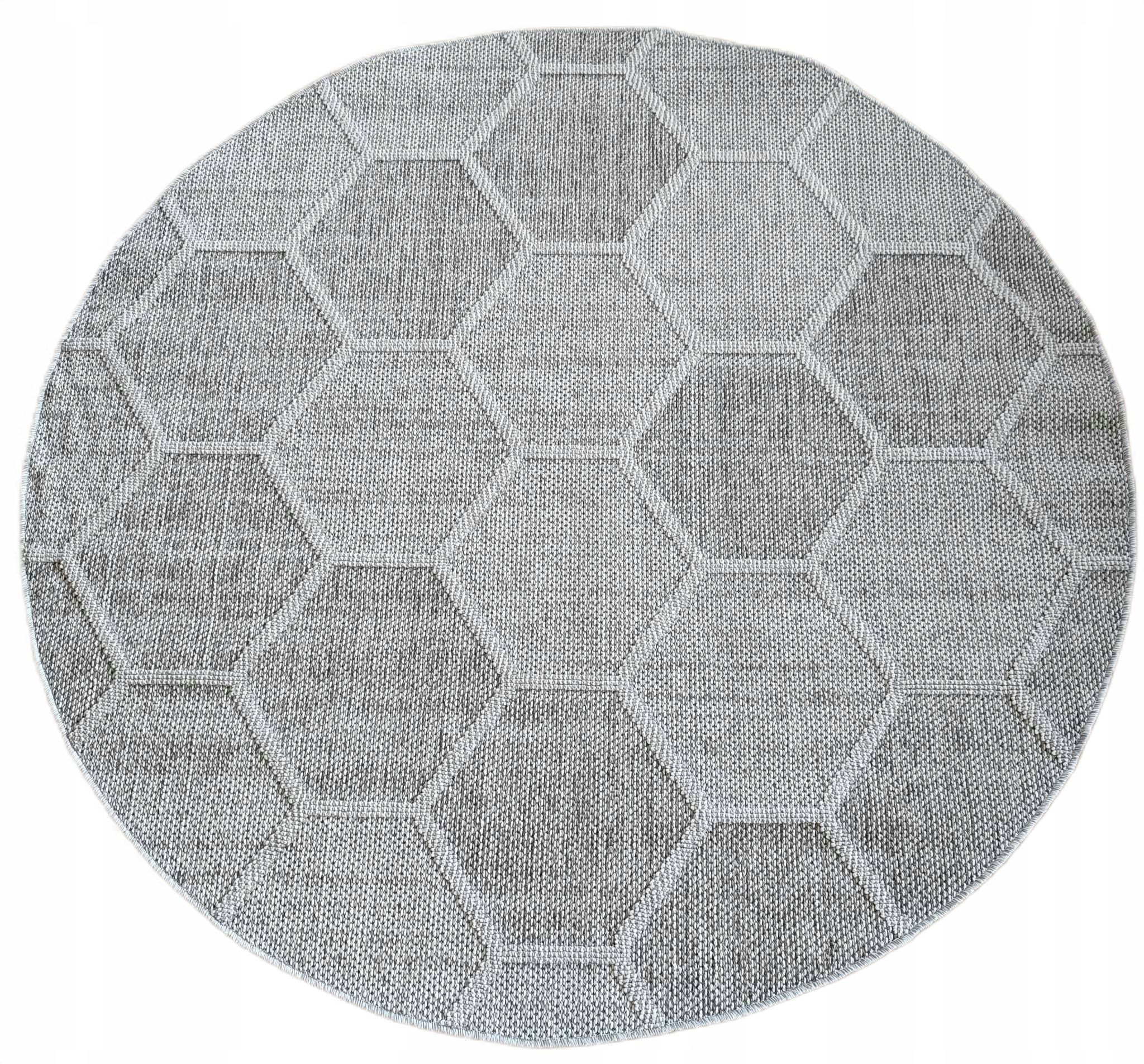  Round carpet for the living room 140cm , soft italian ,green creamy pattern mandala