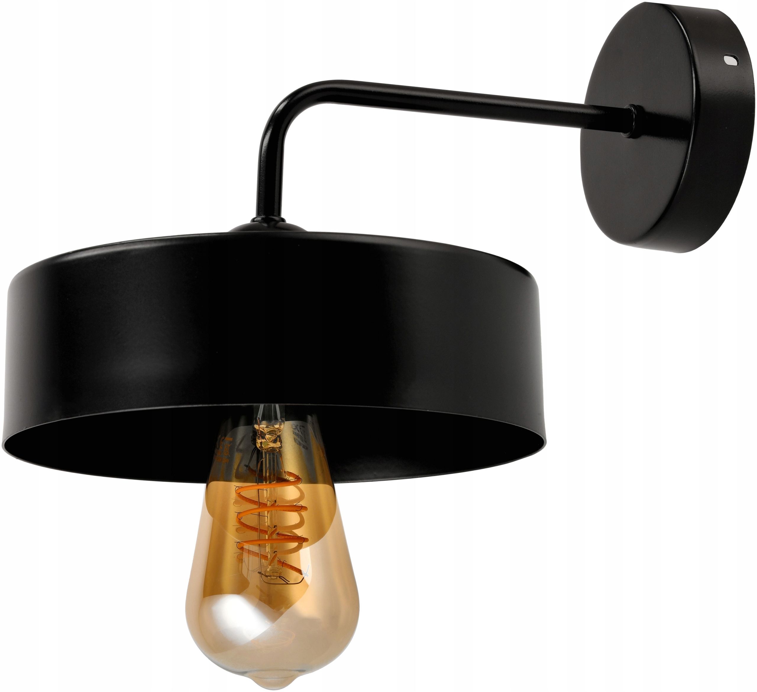  Lubinė lempa led lempa lofto stiliaus 3 x e27 taurė juodas