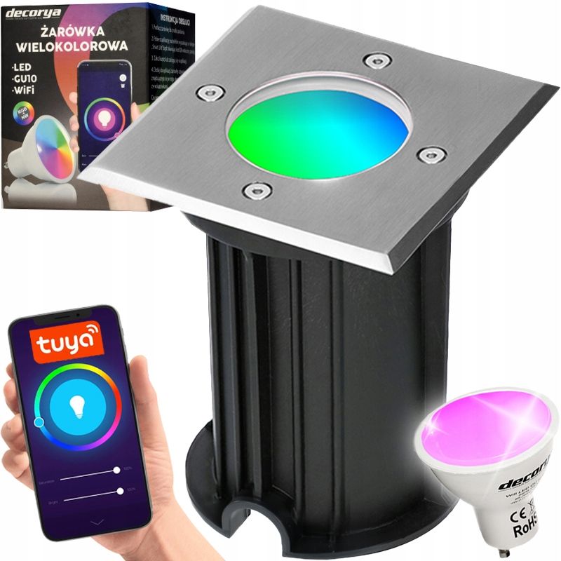  Apvali halogeno rėmelis lempa įleidžiama užvažiavimo gruntinė spalvota rgb