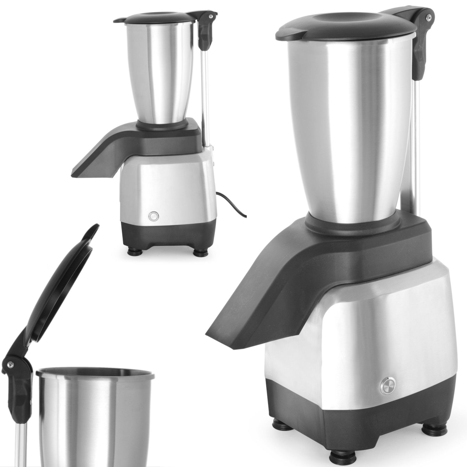  Elektrinis trintuvas maisto mikseris 1500w 2,5l - hendi 230718