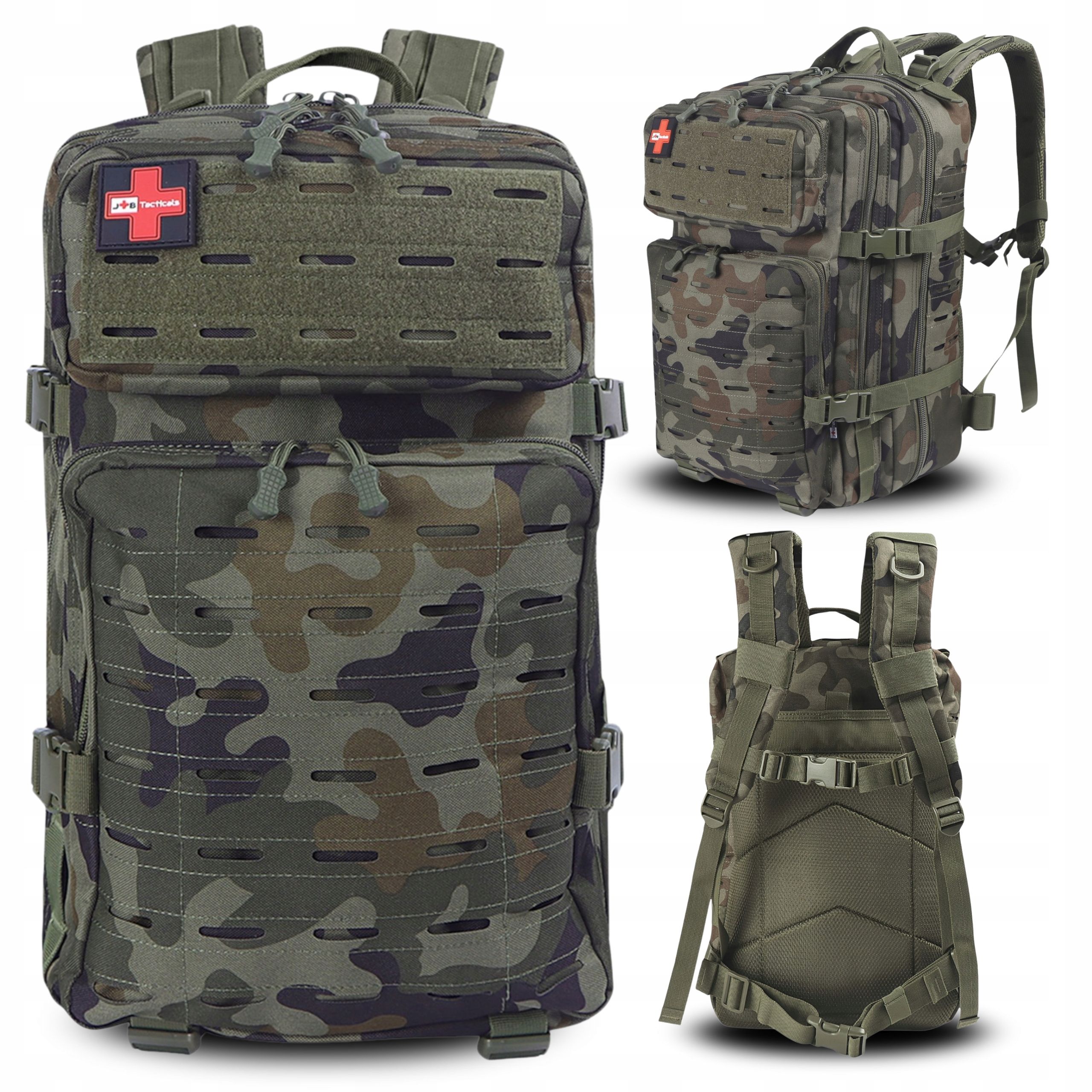  Karinė kuprinė taktinis 45l lazeris cut wz.93 molle karinis turistinis