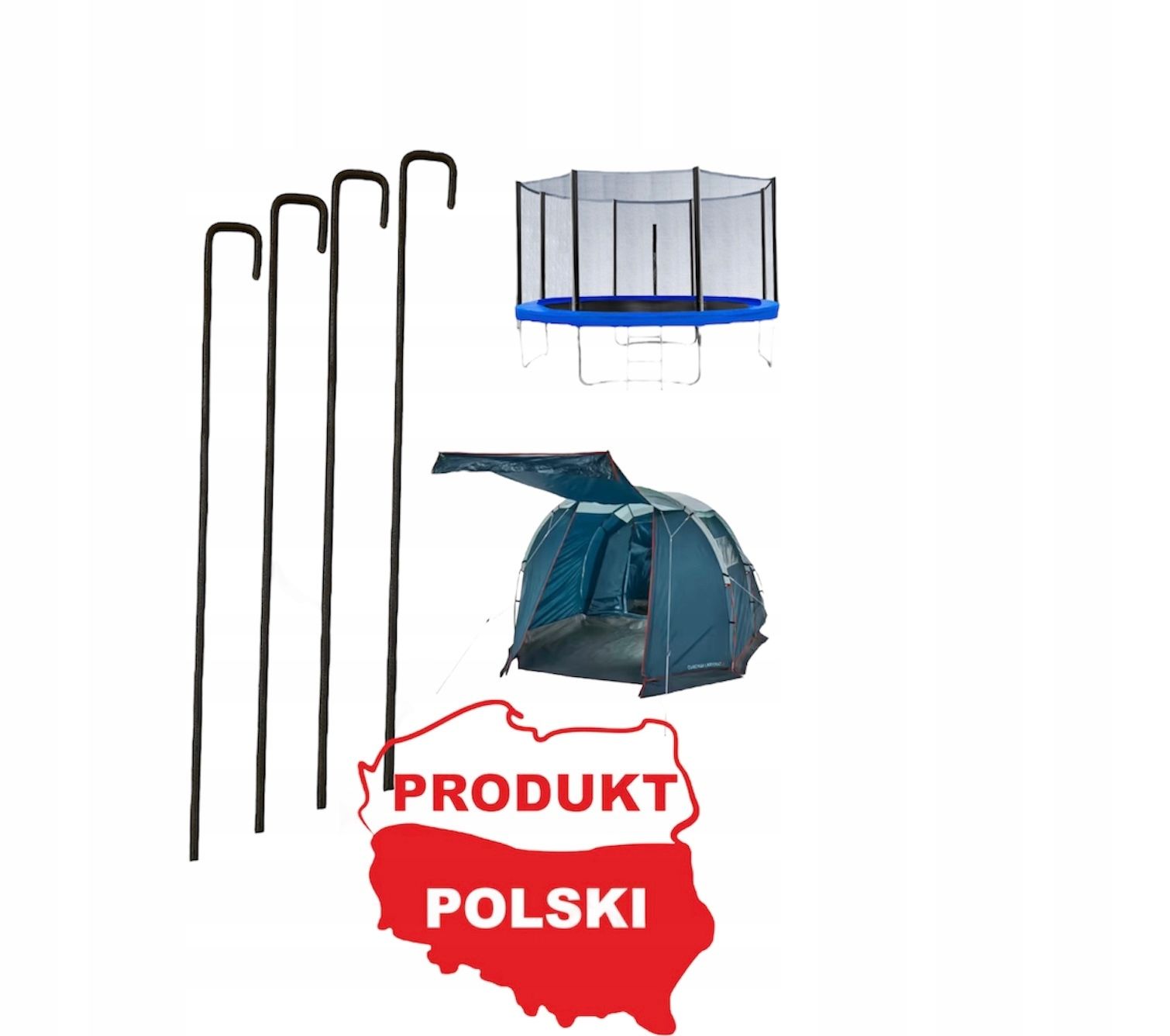  Kotva háčky kotvy montážní hák klip trampolíny houpačka stany 6 ks