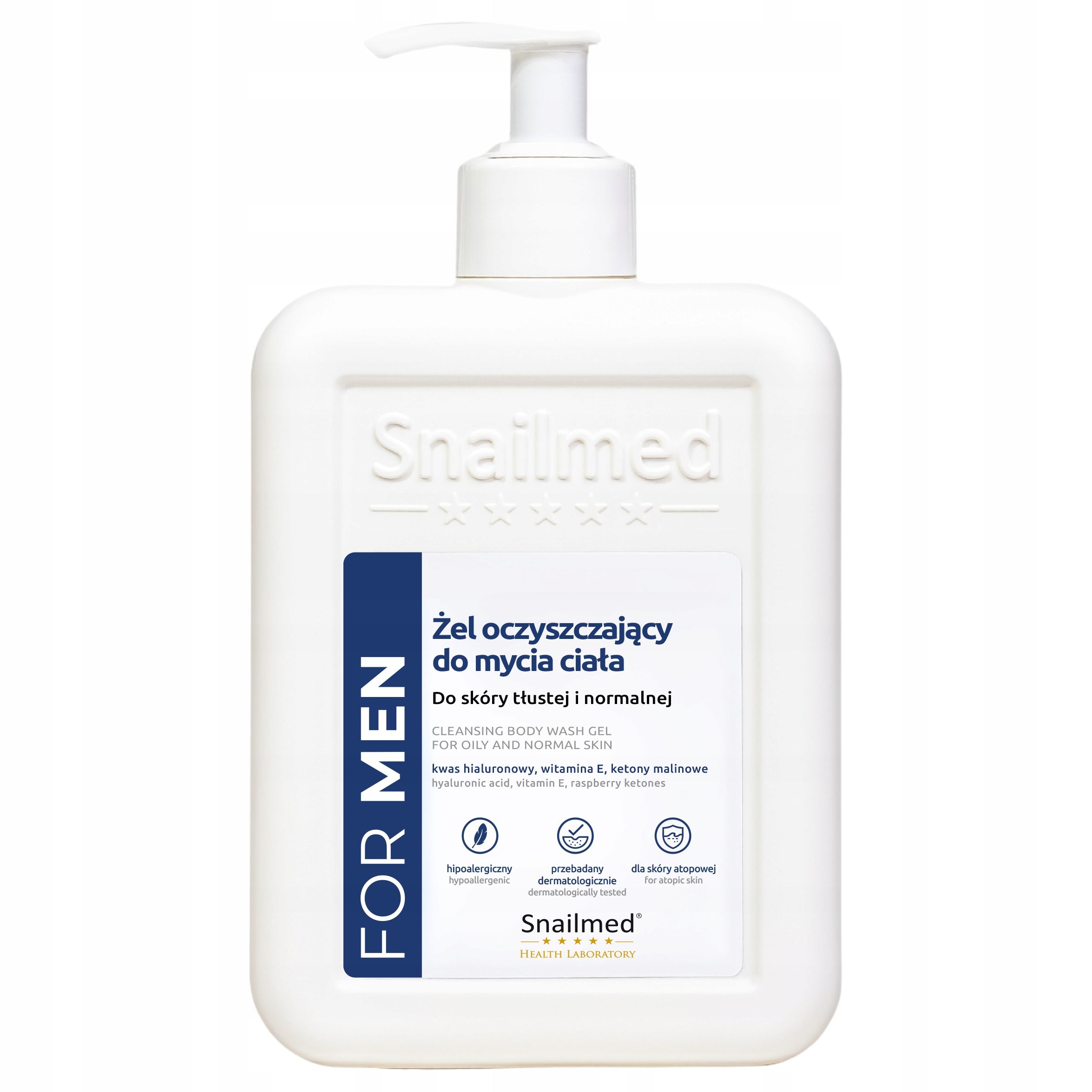  Snailmed puhastusgeel keha pesemiseks meestele 480ml