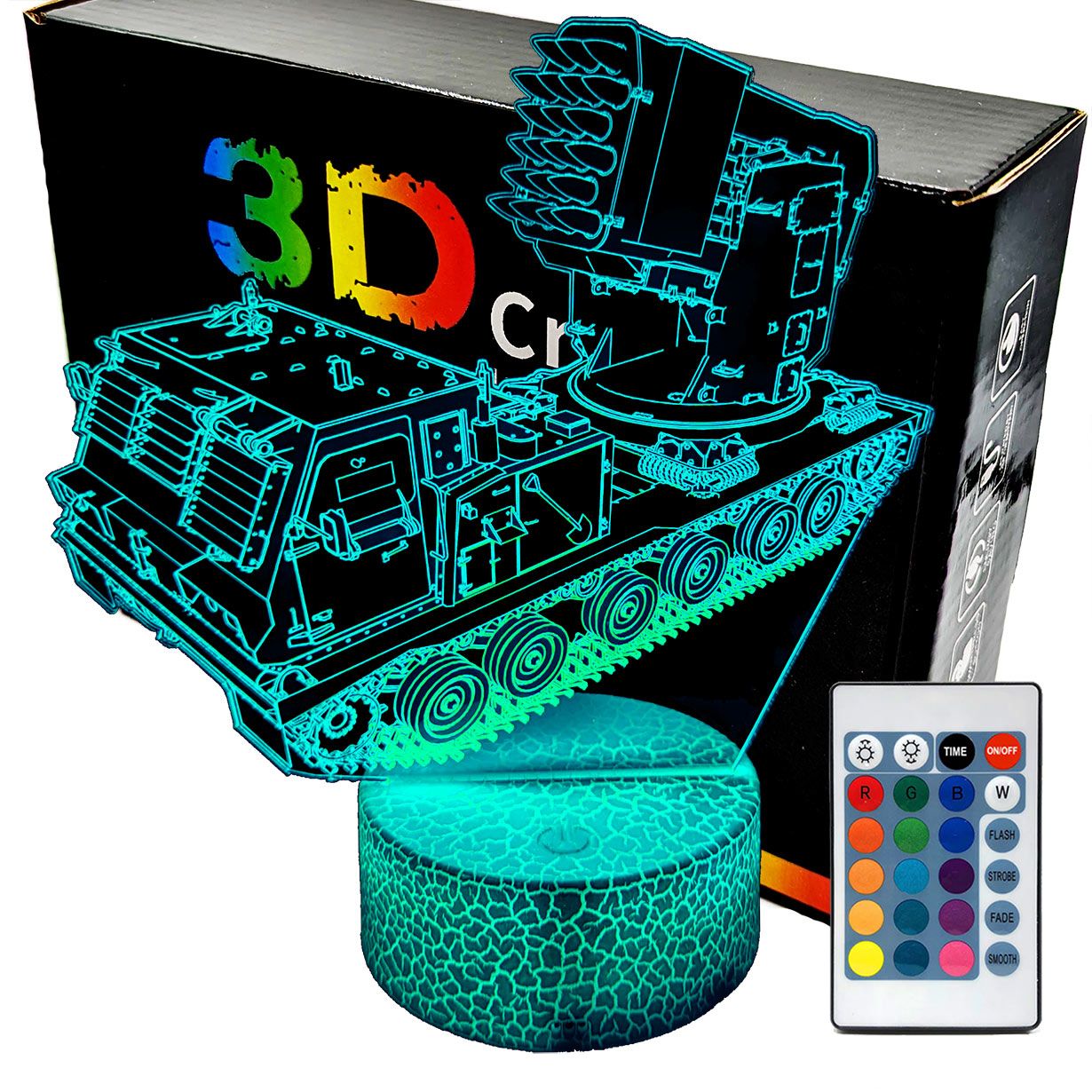  Noční světlo fortnite 3d lampy led