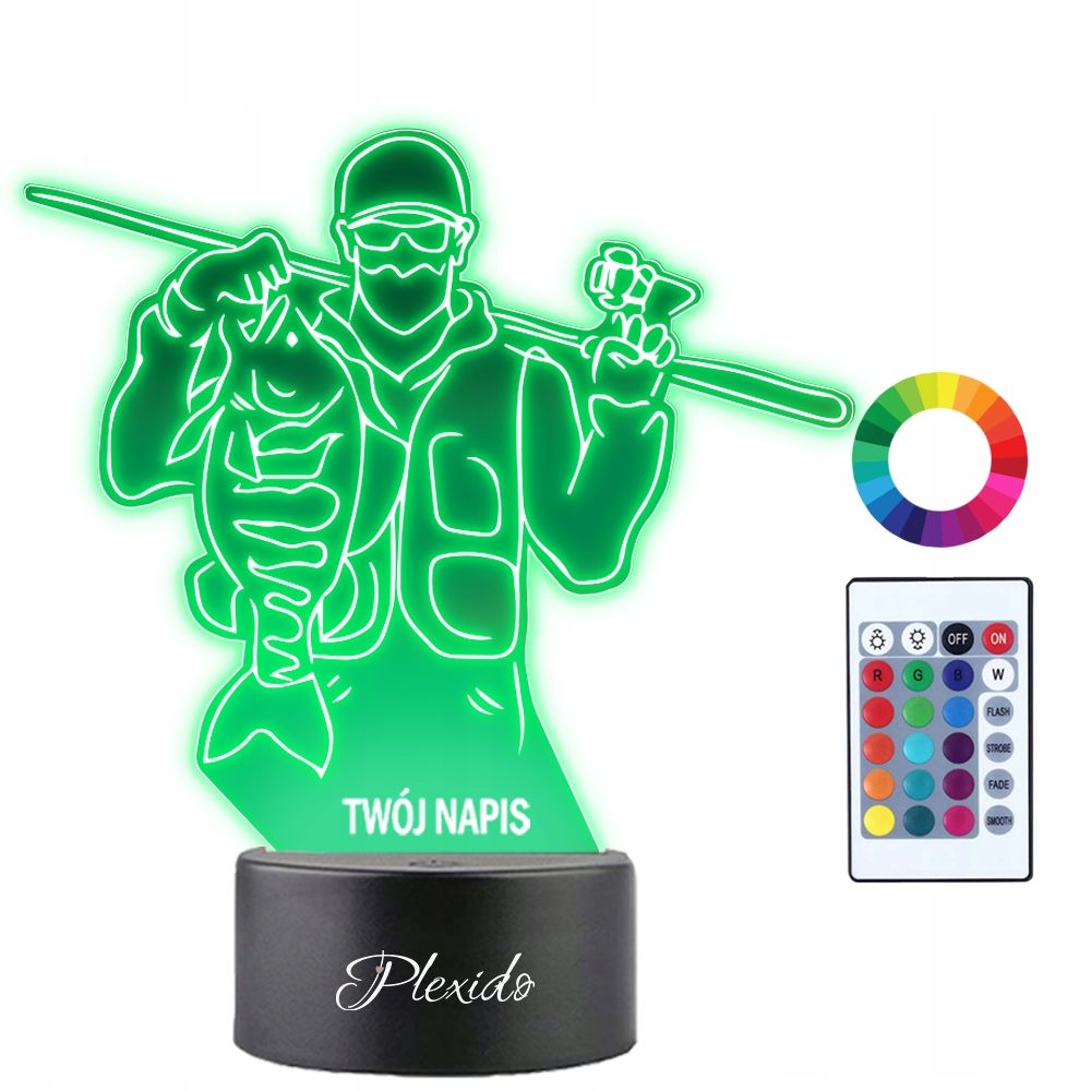  Öine valgus trükiga uv led 3d kalapüük õngitseja õngeritv kala