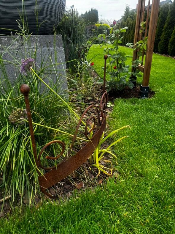  Support for bushes plants flower roses pergola 30/50cm single-seater semicircular