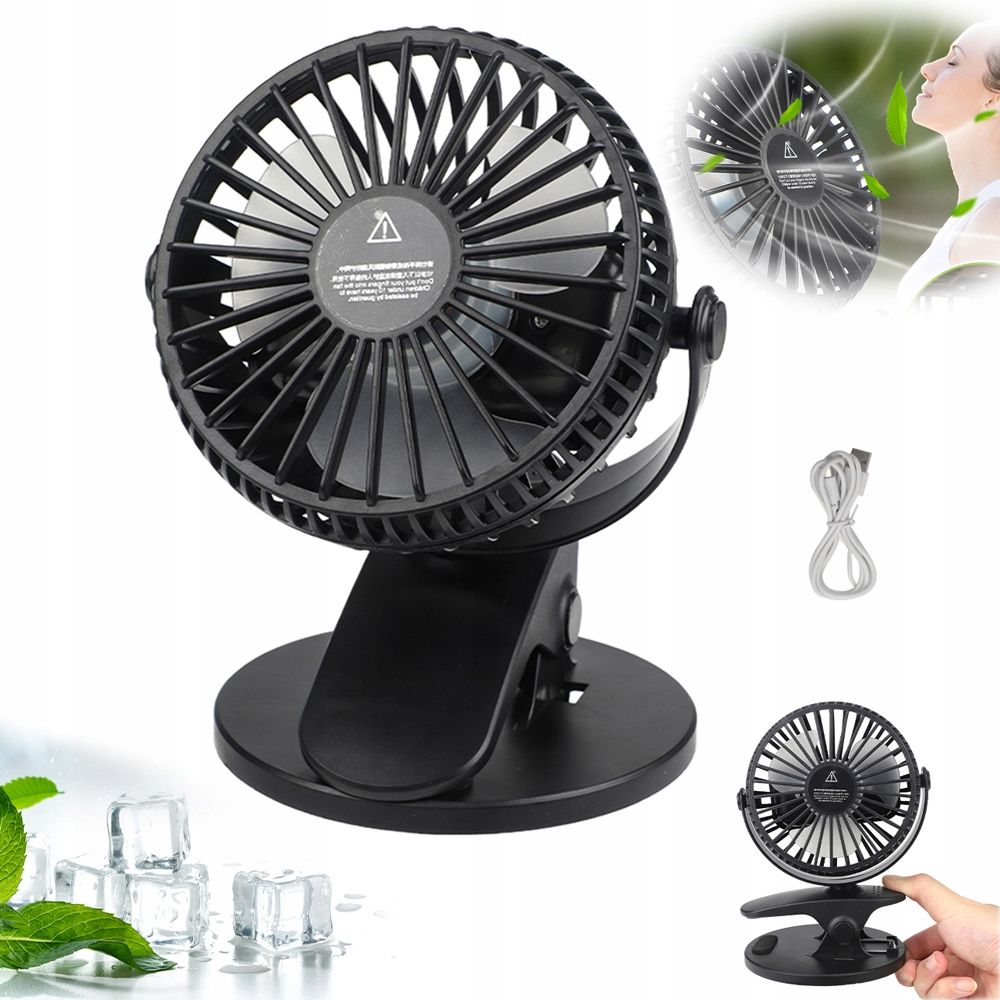  Ceiling fan manual foldable 6 speed fan 3w blue