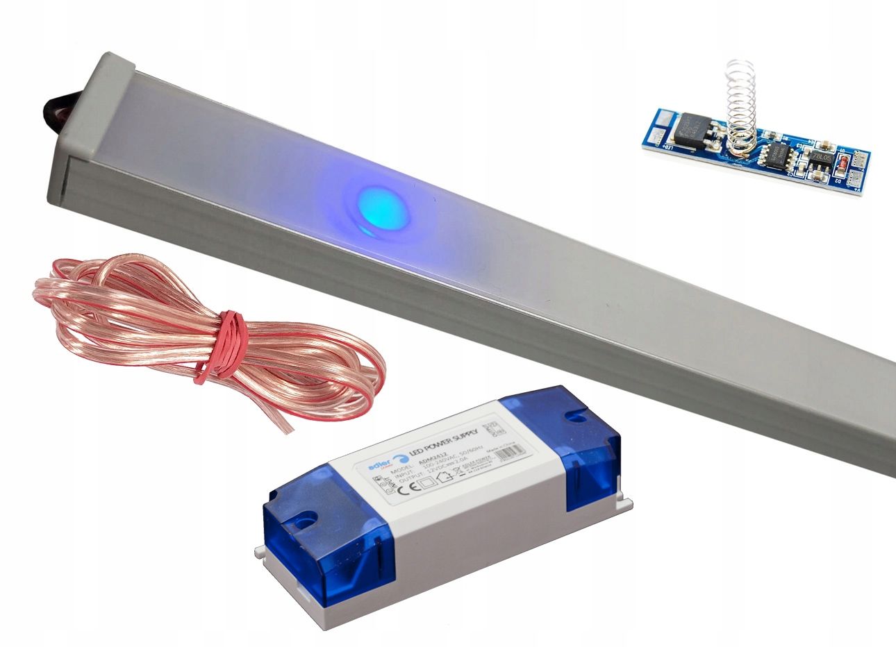  Lampa pod skriňou vstavaný pod skriňou osvetlenie led pásik hustý 52w 2mb