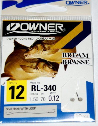  Owner žvejybinis pavadėlis leszczowy rl-340 hak.6 linija 0,20mm