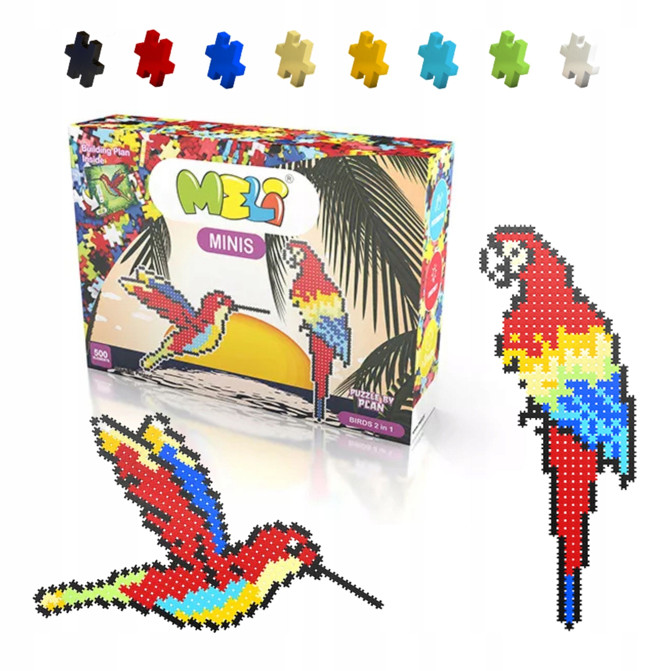  Bausteine mini waffeln meli minis edu buntstift größe 1400 pcs. mosaik