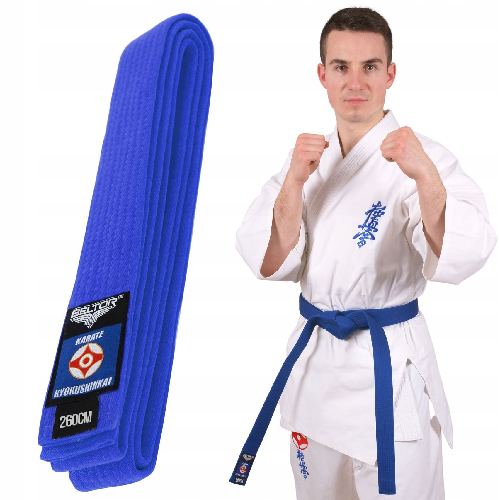  Blau gürtel karate kyokushinkai beltor 220 cm