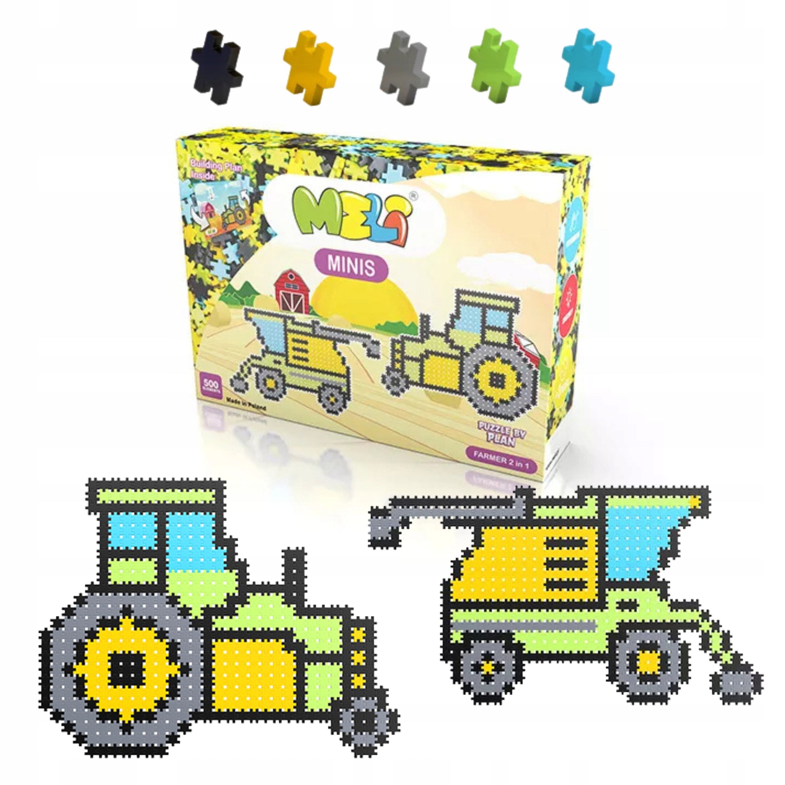  Bausteine mini waffeln meli minis edu buntstift größe 1400 pcs. mosaik