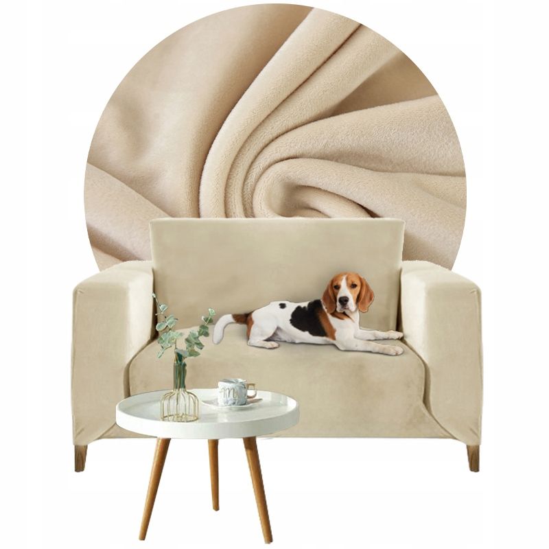  Case for big armchair sofas corner 1 os 90-140cm grey velour gray