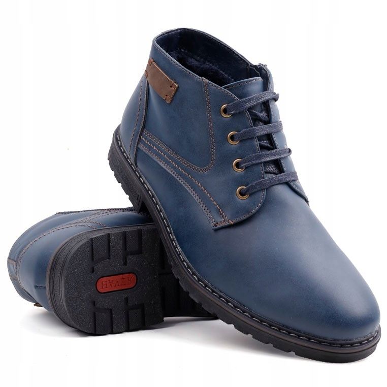  Herrenstiefel isoliert nadwymiary schwarz winterstiefel schneestiefel wanderschuhe