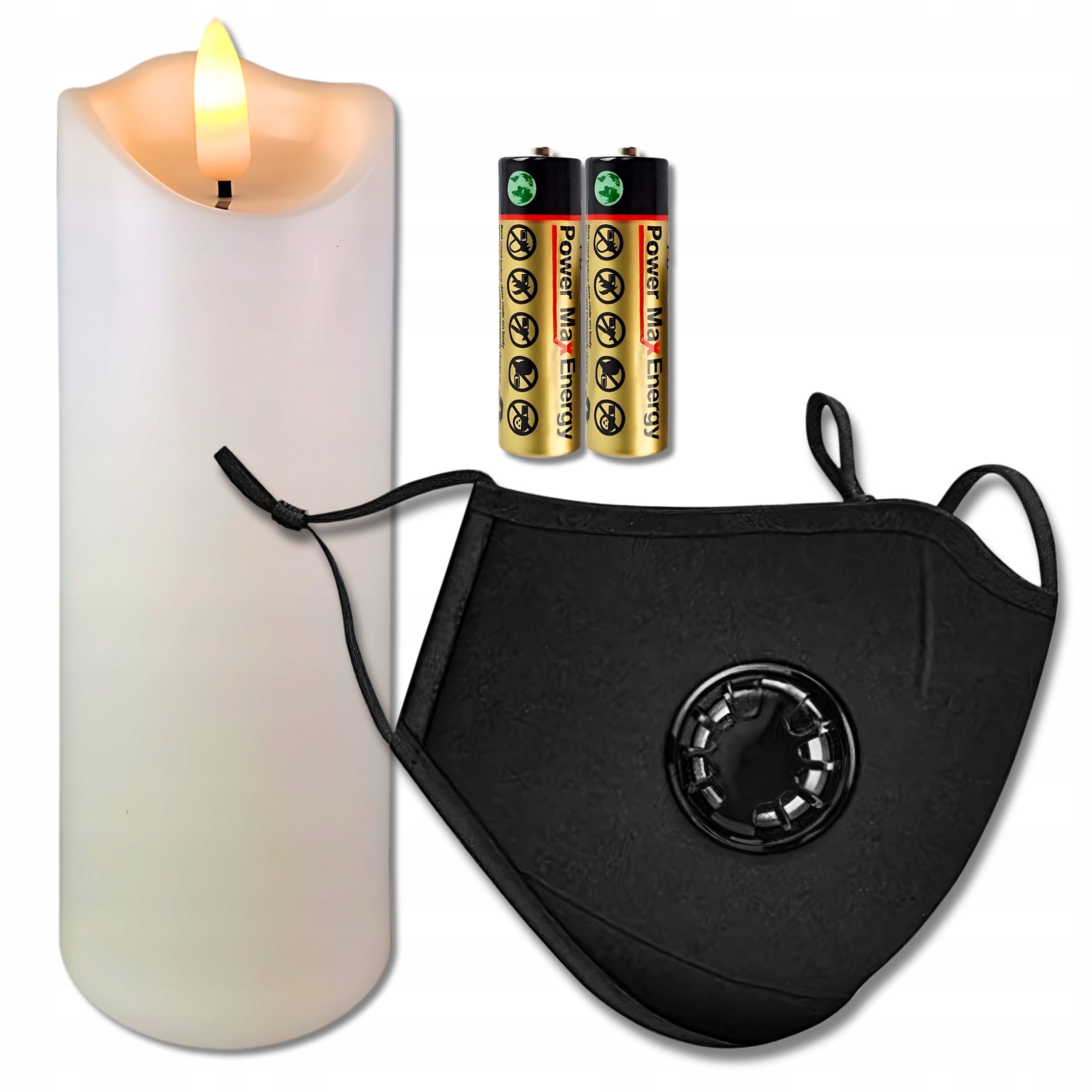  Contribution for grave candles led inserts 3 pcs. with batteries shining grave candle candle + flashlight