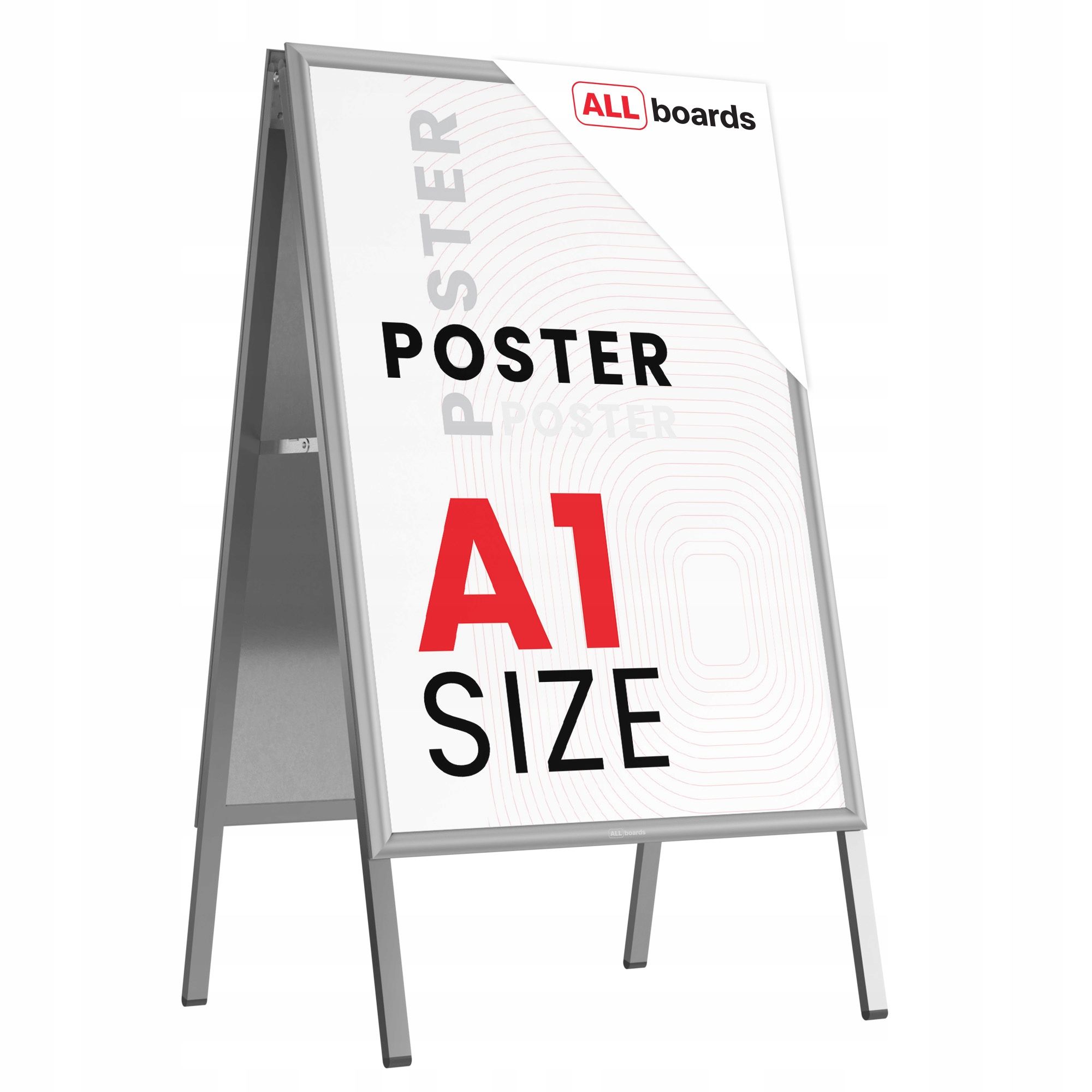 Rėmelis plakatui a1 owz sidabras rėmas užrakto