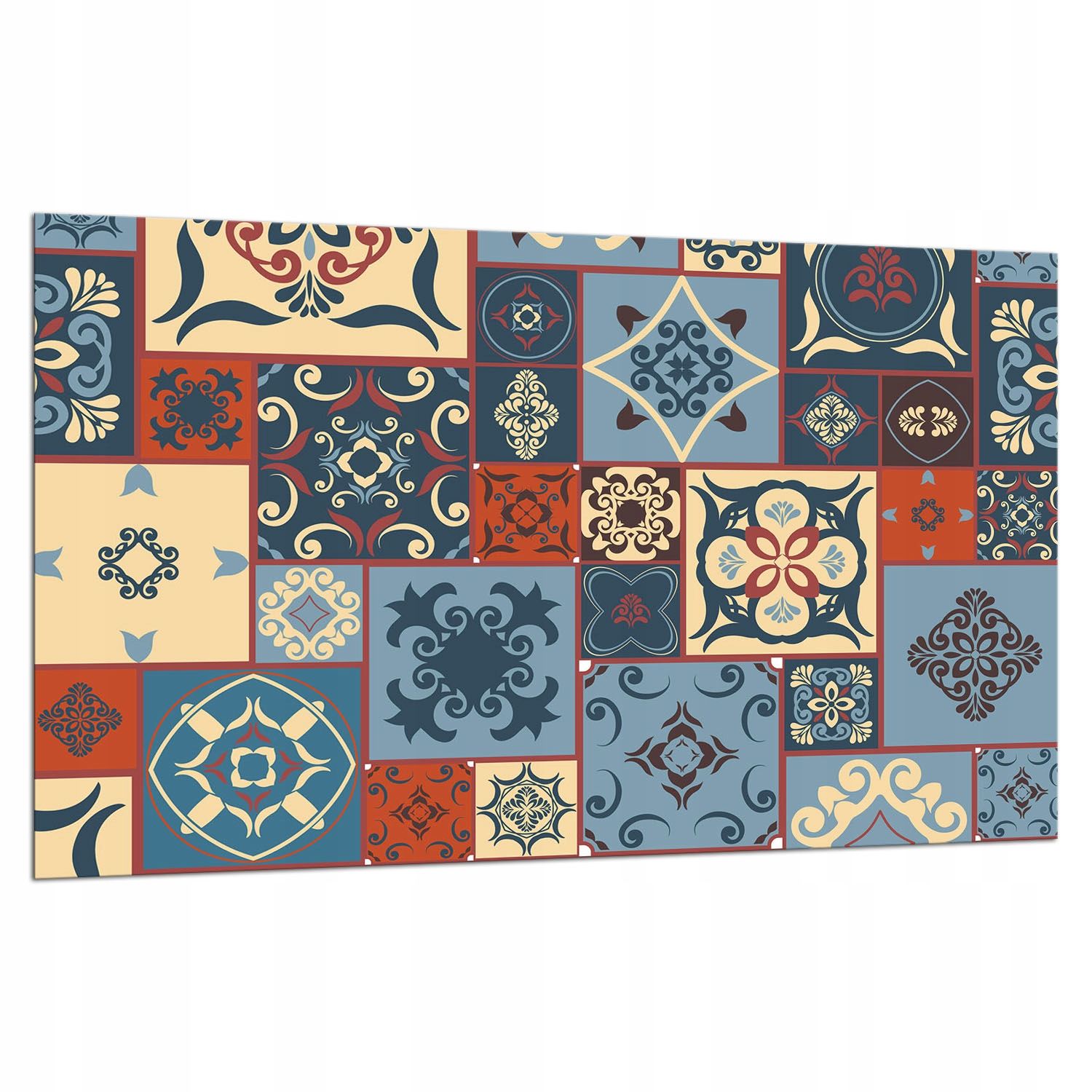 7 in 1 glasschutzplatte für den herd 80x52 mosaik