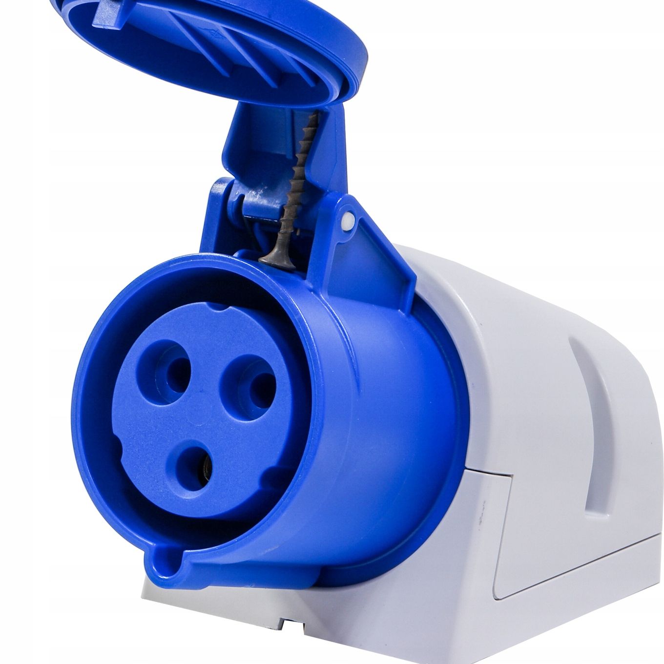  Taisns spraudnis 16a z/u uni-schuko melna krāsa wt-40