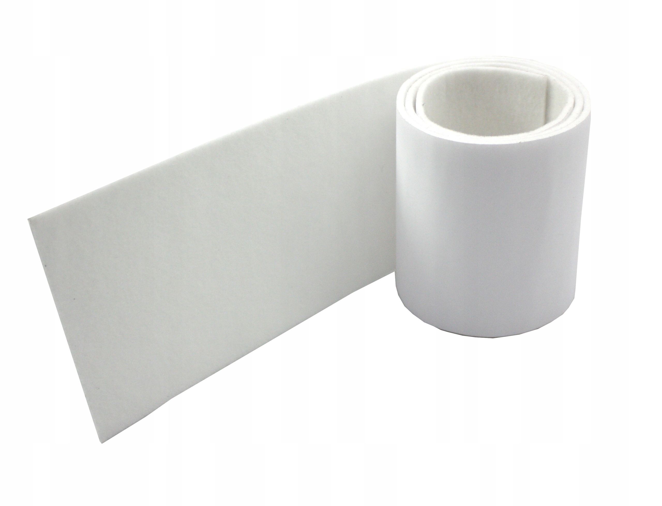  Felt self-adhesive glue 3,5mm with glue black 10x100cm - fk36-ad