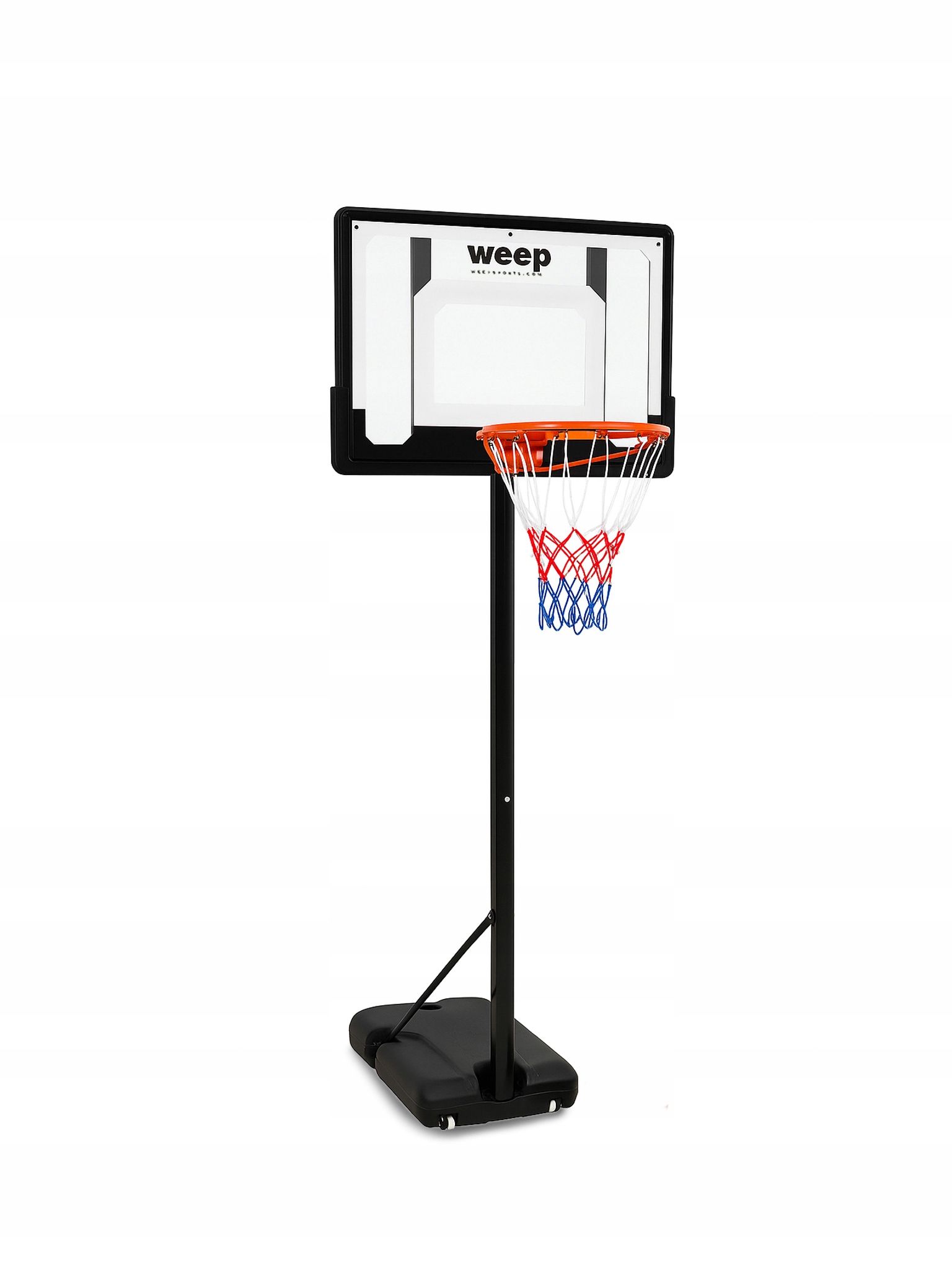  Krepšinio rinkinys krepšys weep fd02 reguliuojamas 230-305cm stabilus ratukai
