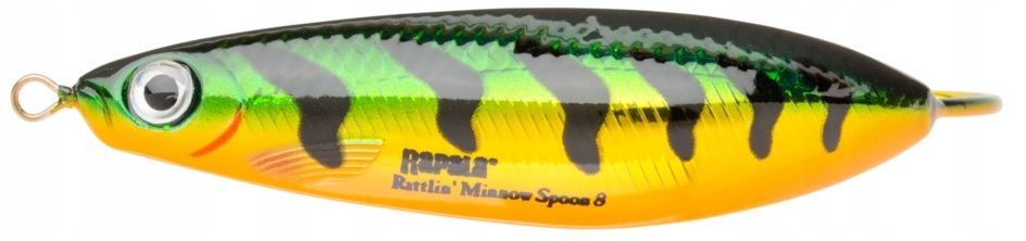  Vobleris rapala rattlin minnow spoon 8cm/16g anty kablys rmsr08 spalvų.- ch