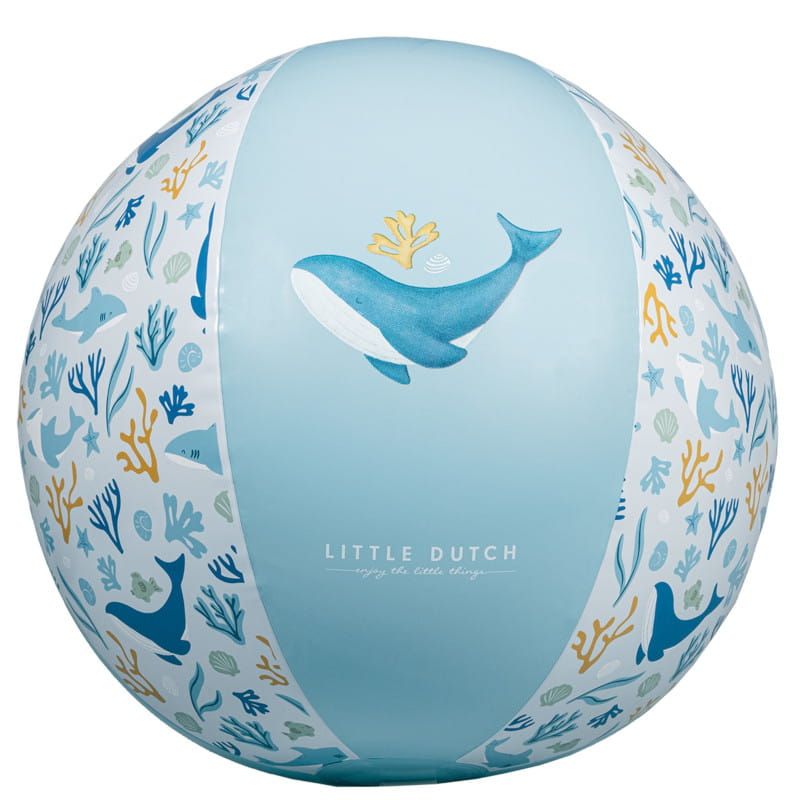  Little dutch aufblasbarer wasserball 3d mit blume pink flowers 35 cm