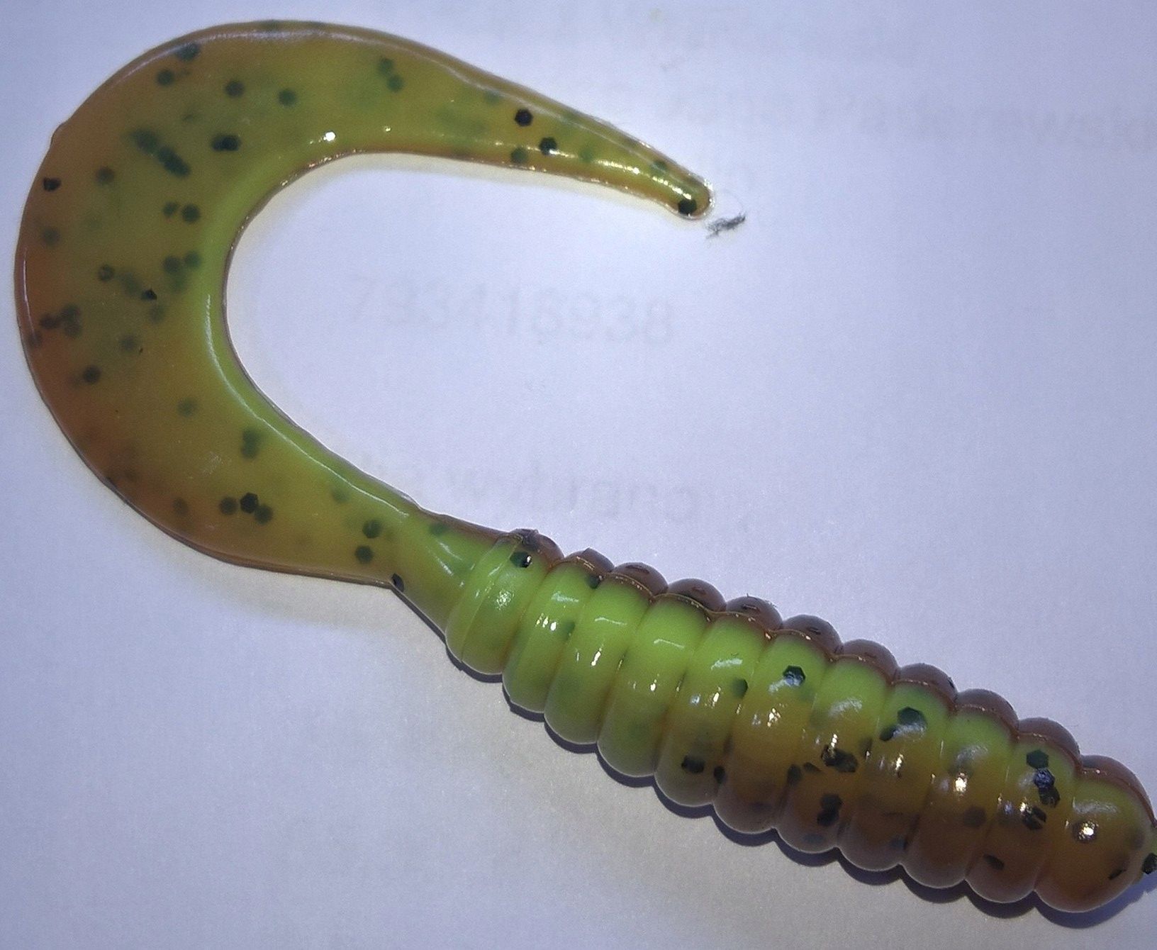  Manns tvisteris 4cm 2 vnt. geltonas fluo, žalias brok.