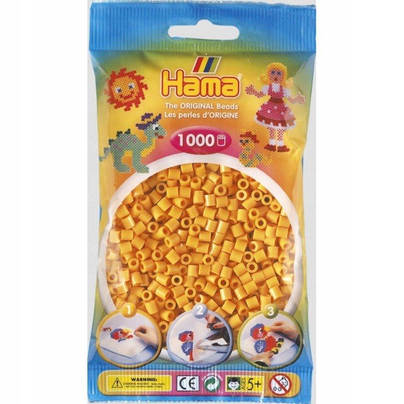  Hama 207-103 - svetlo žltý - 1000 korálky midi - krk