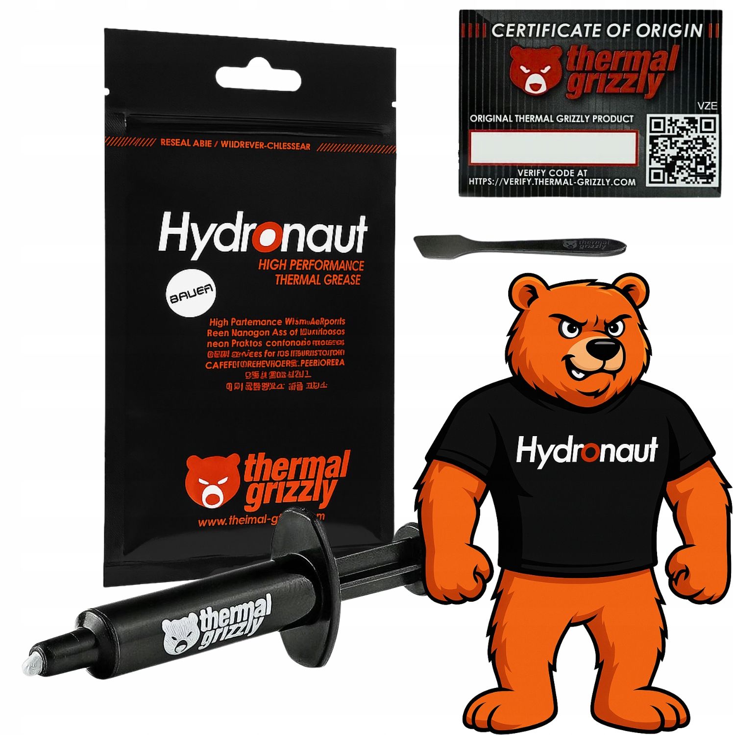  Originálny teplovodivá pasta thermal grizzly kryonaut 1g 12,5w/mk