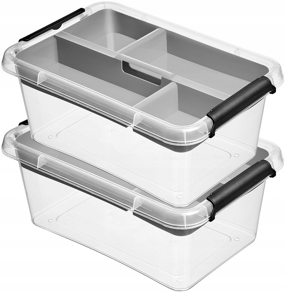  Dėžė plastikinė dėžė organaizeris moxom 4,5l