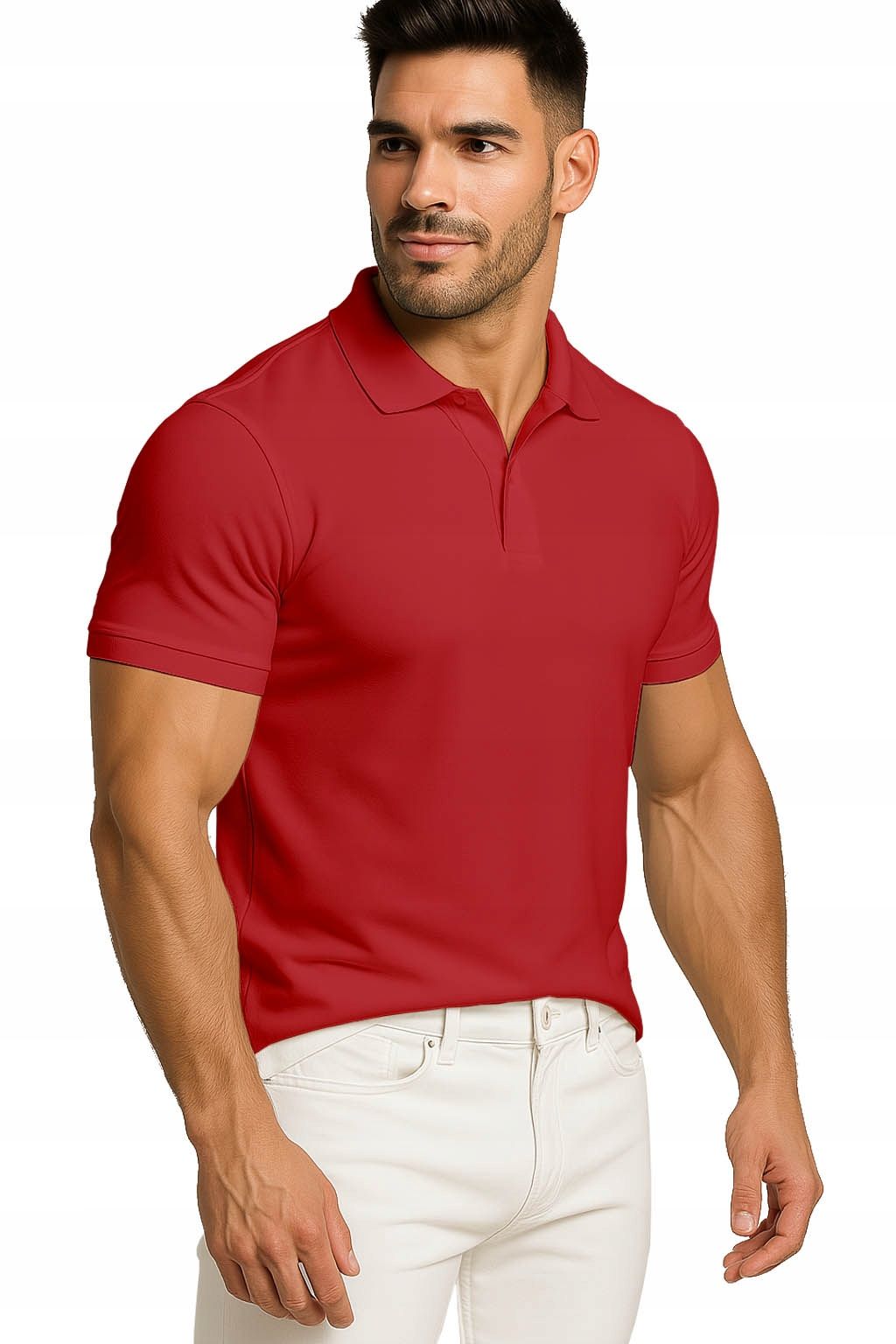  Men&#39;s polo shirts t-shirt elegant reinforcement cotton with collar m