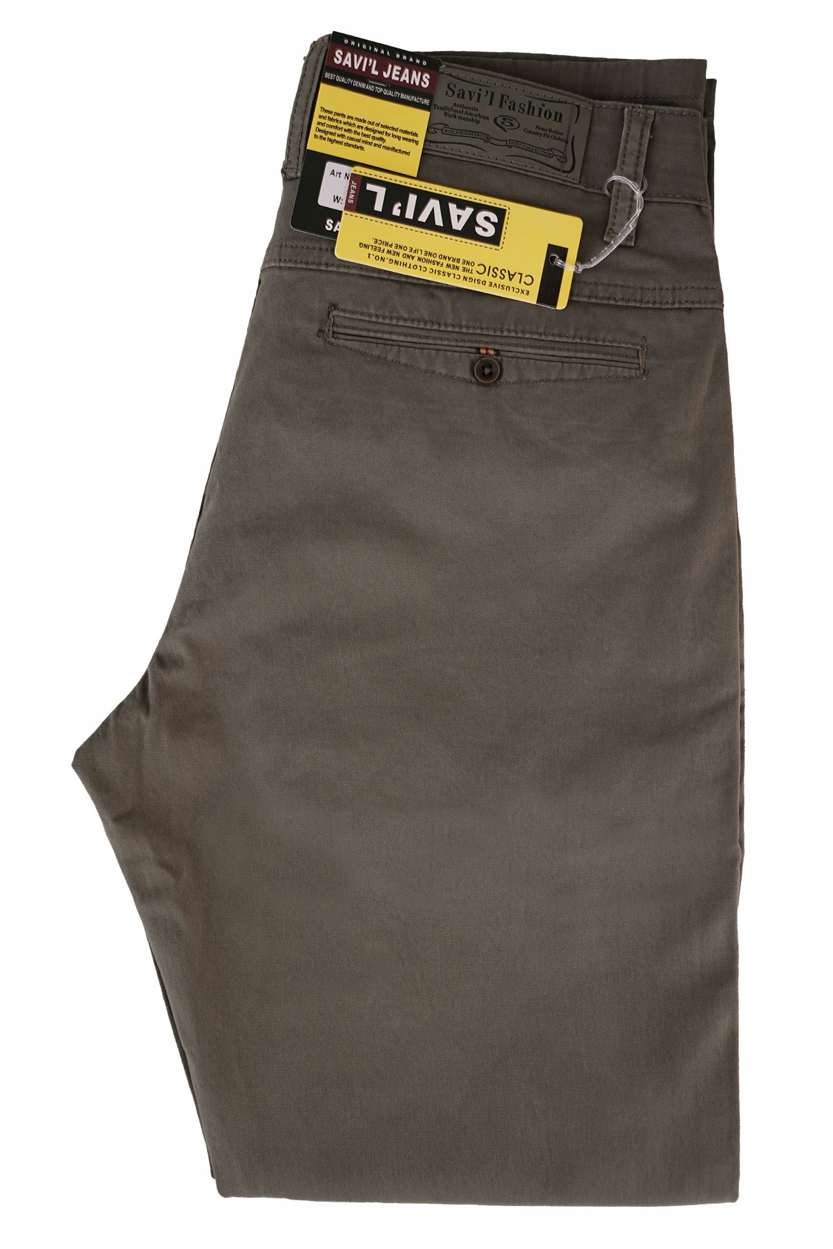  Pánské kalhoty bavlna šedá džínovina sarol jeans w48 l30 pás 124-128 cm