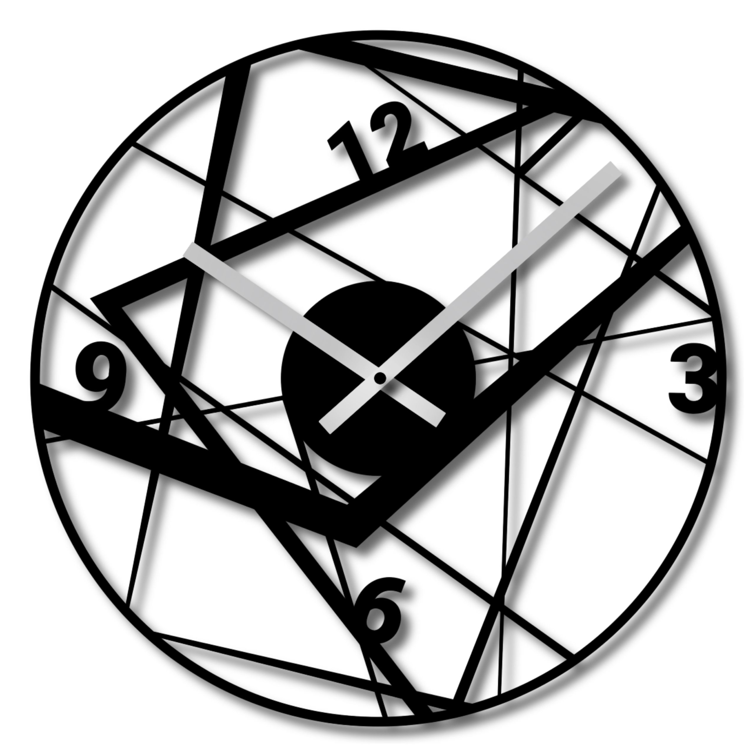  Wall clock 60 cm clock on the wall big clock openwork classic big numbers